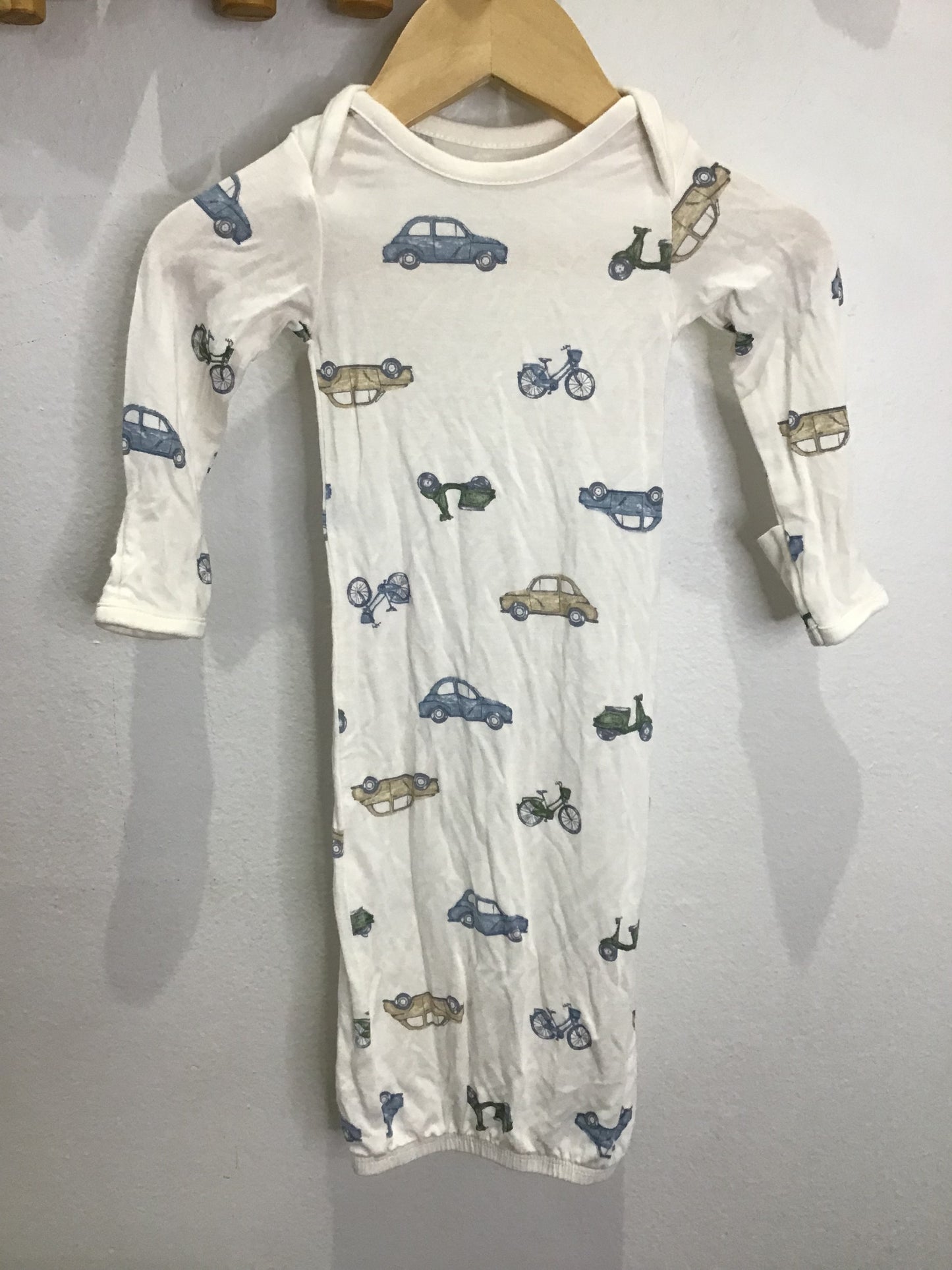 Vehicles soft sleep gown - newborn