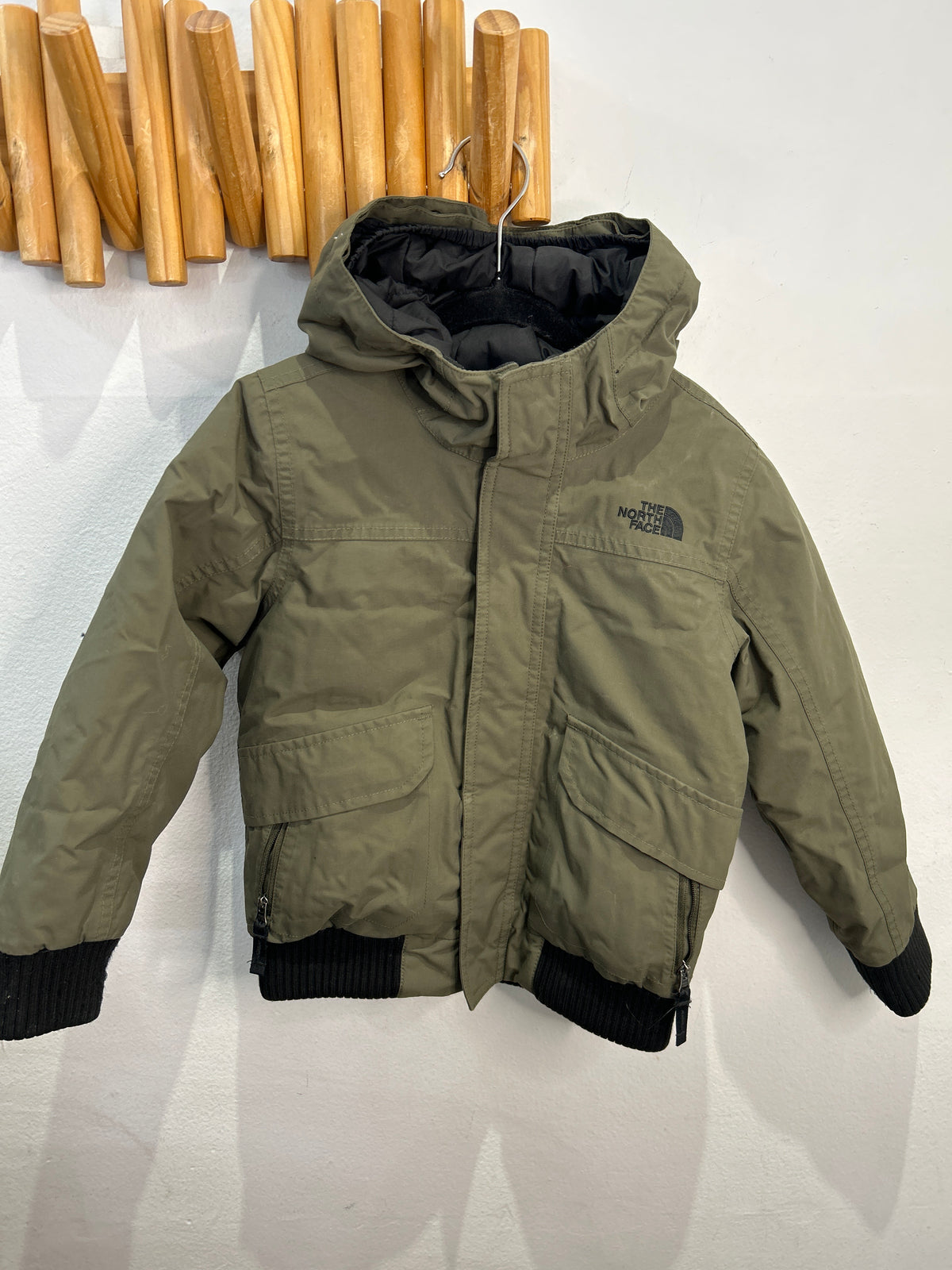 The North Face olive winter jacket 5y