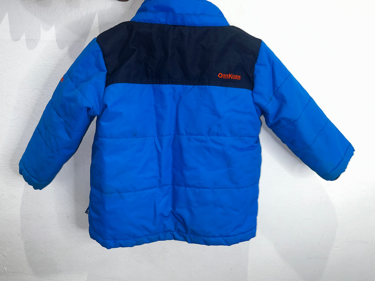 Bright blue and orange jacket 18m