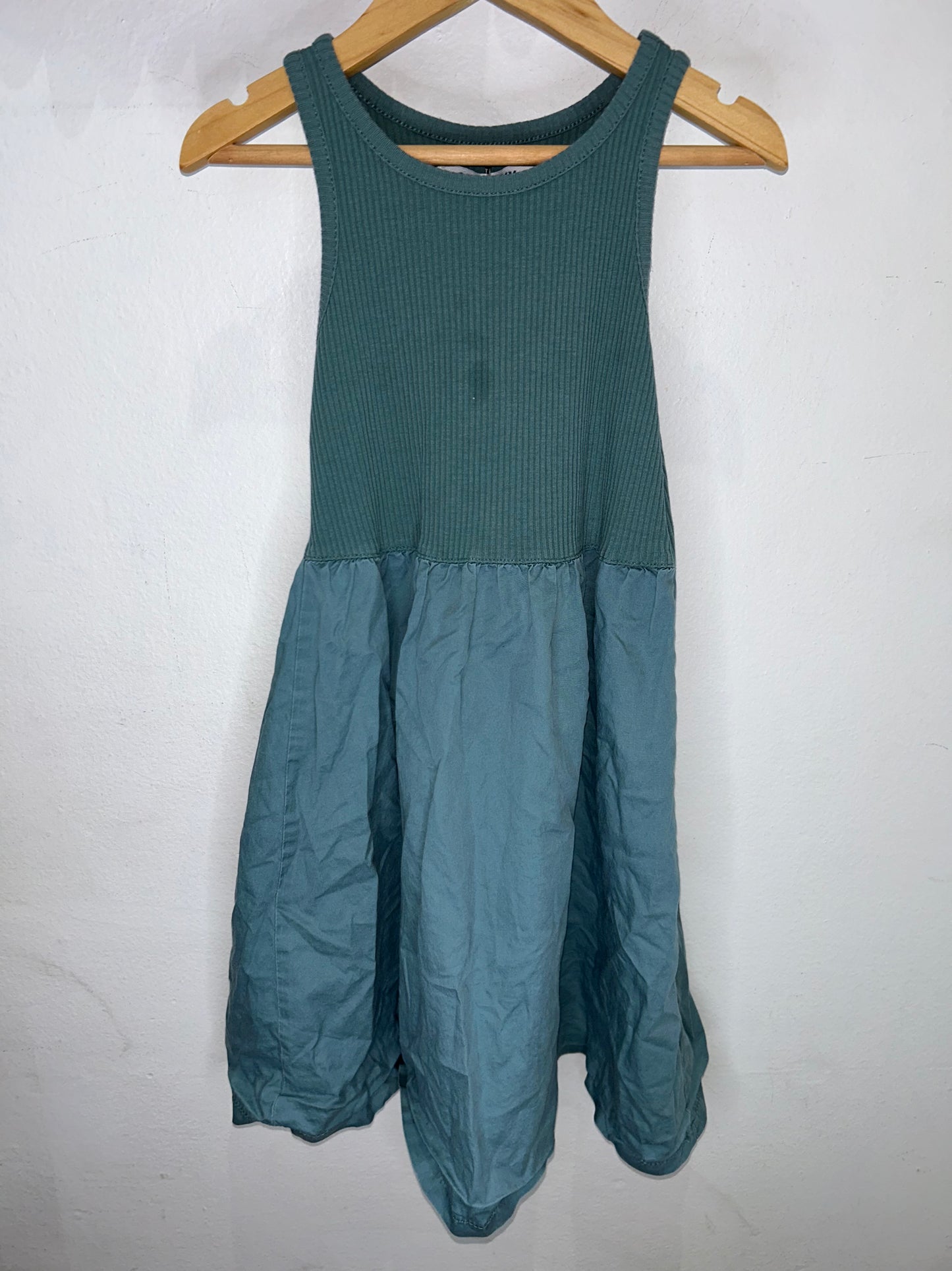 Teal green dress 6-7y