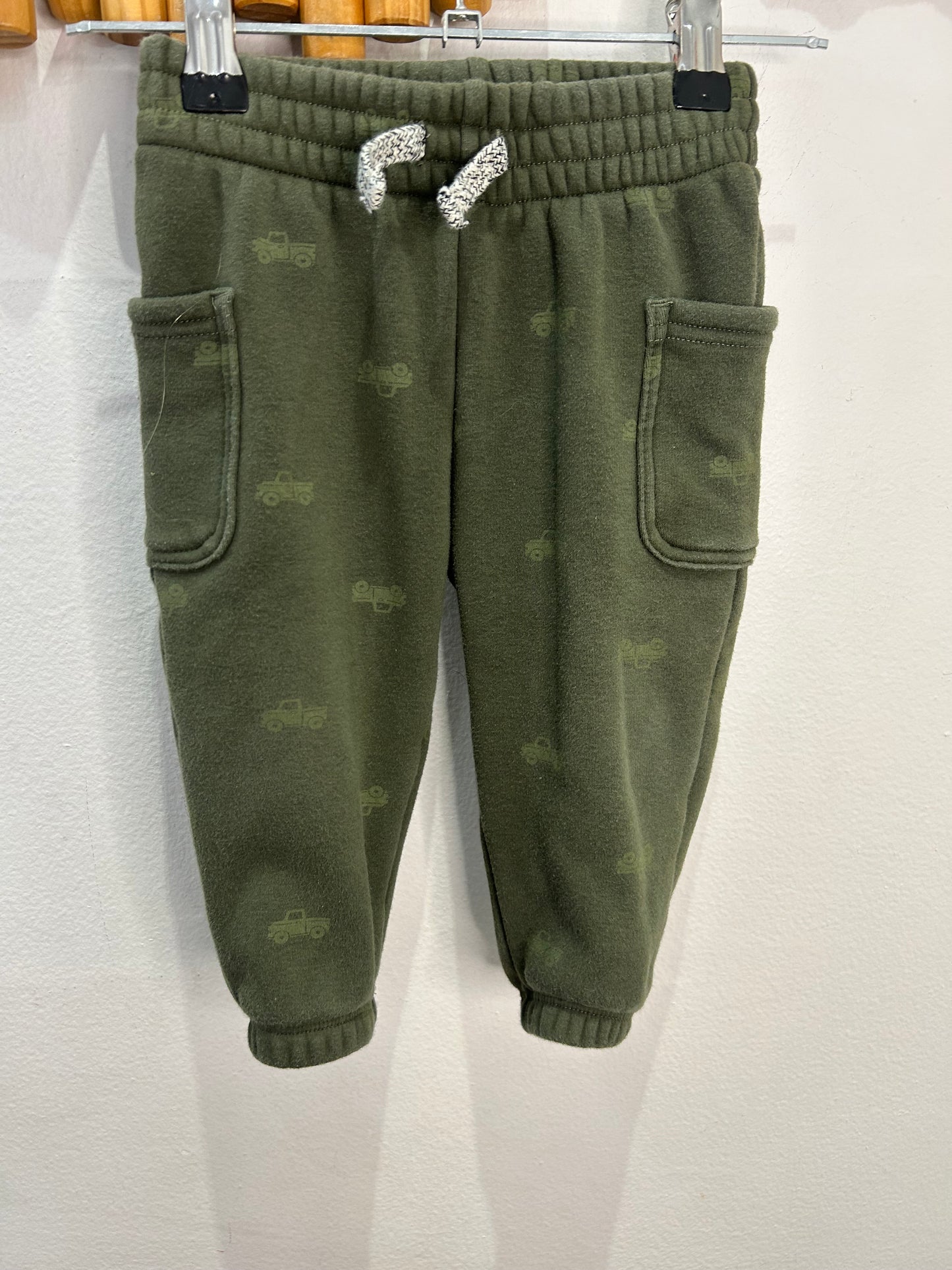 Green trucks joggers 12-18m