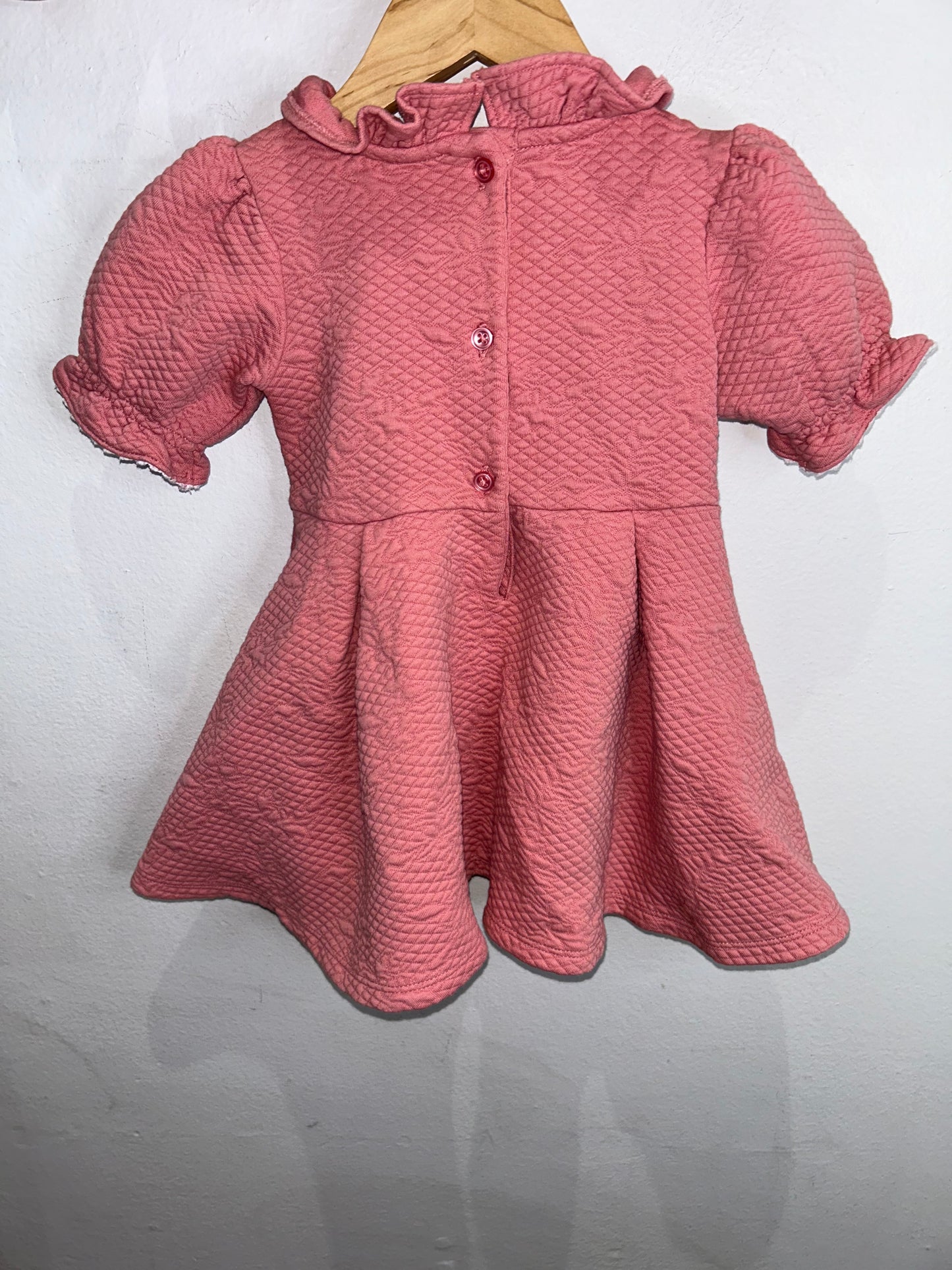 Janie & Jack quilted collar dress 18-24m