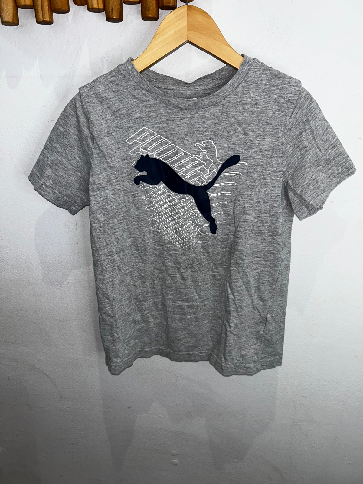 Grey Puma tee 8y
