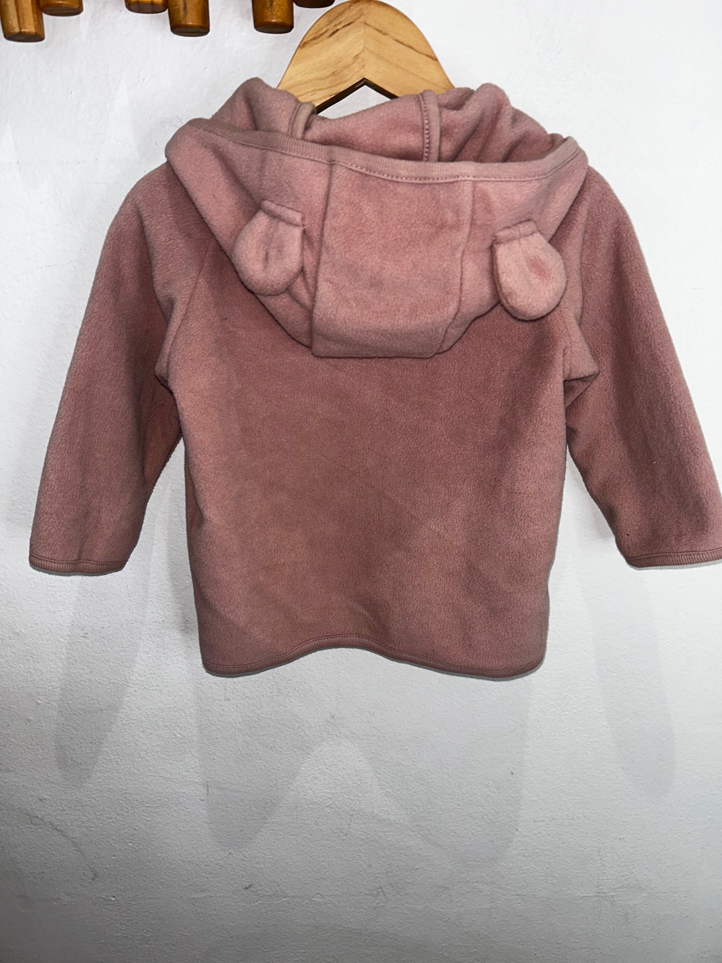 Pink fleece 12-18m