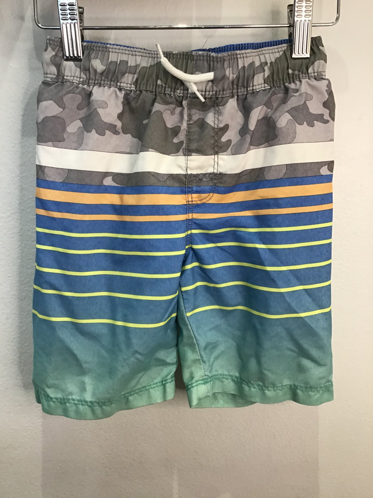 Swimshorts stripes and camo 5y