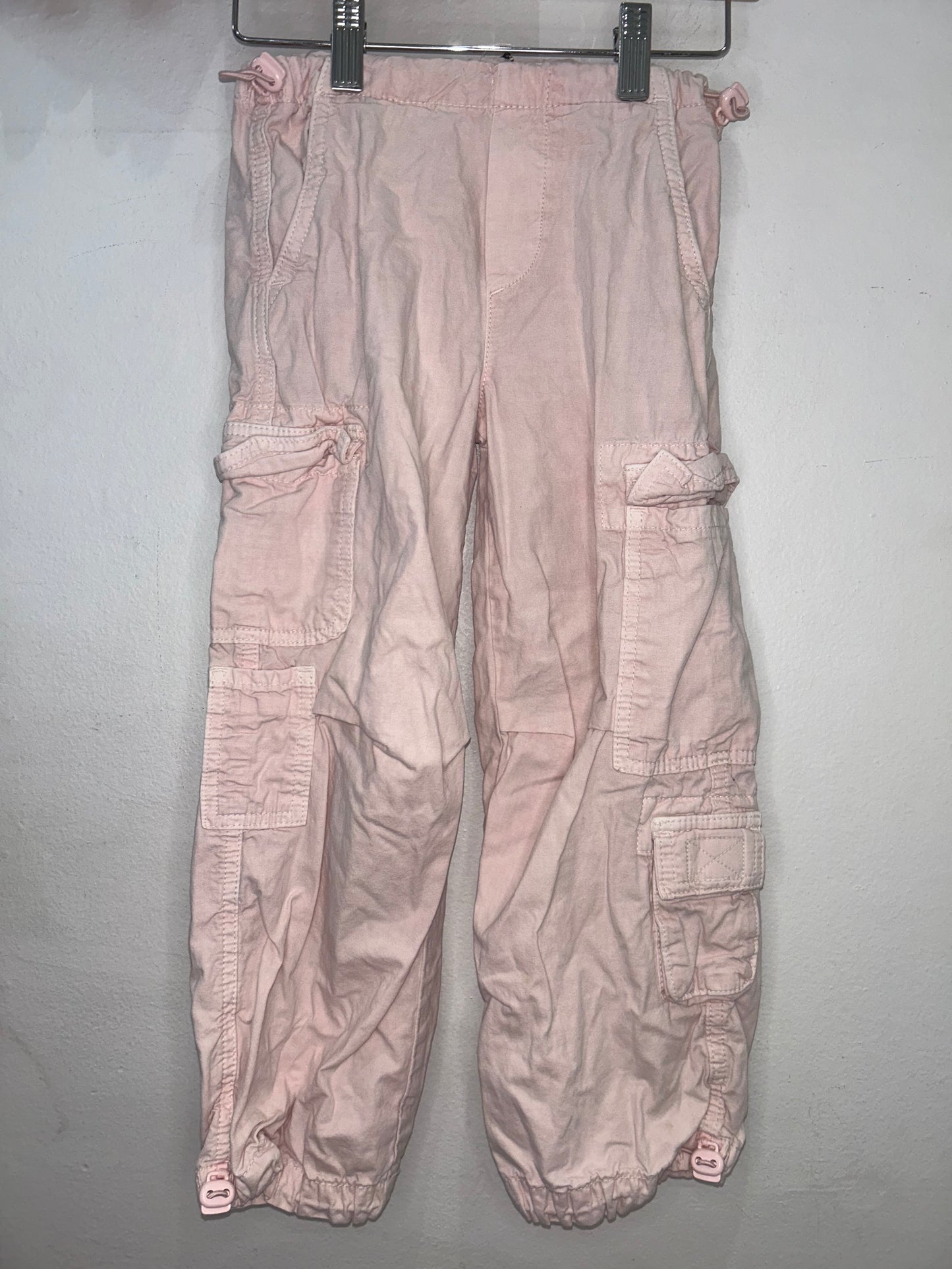 Pink cargo pants 6y
