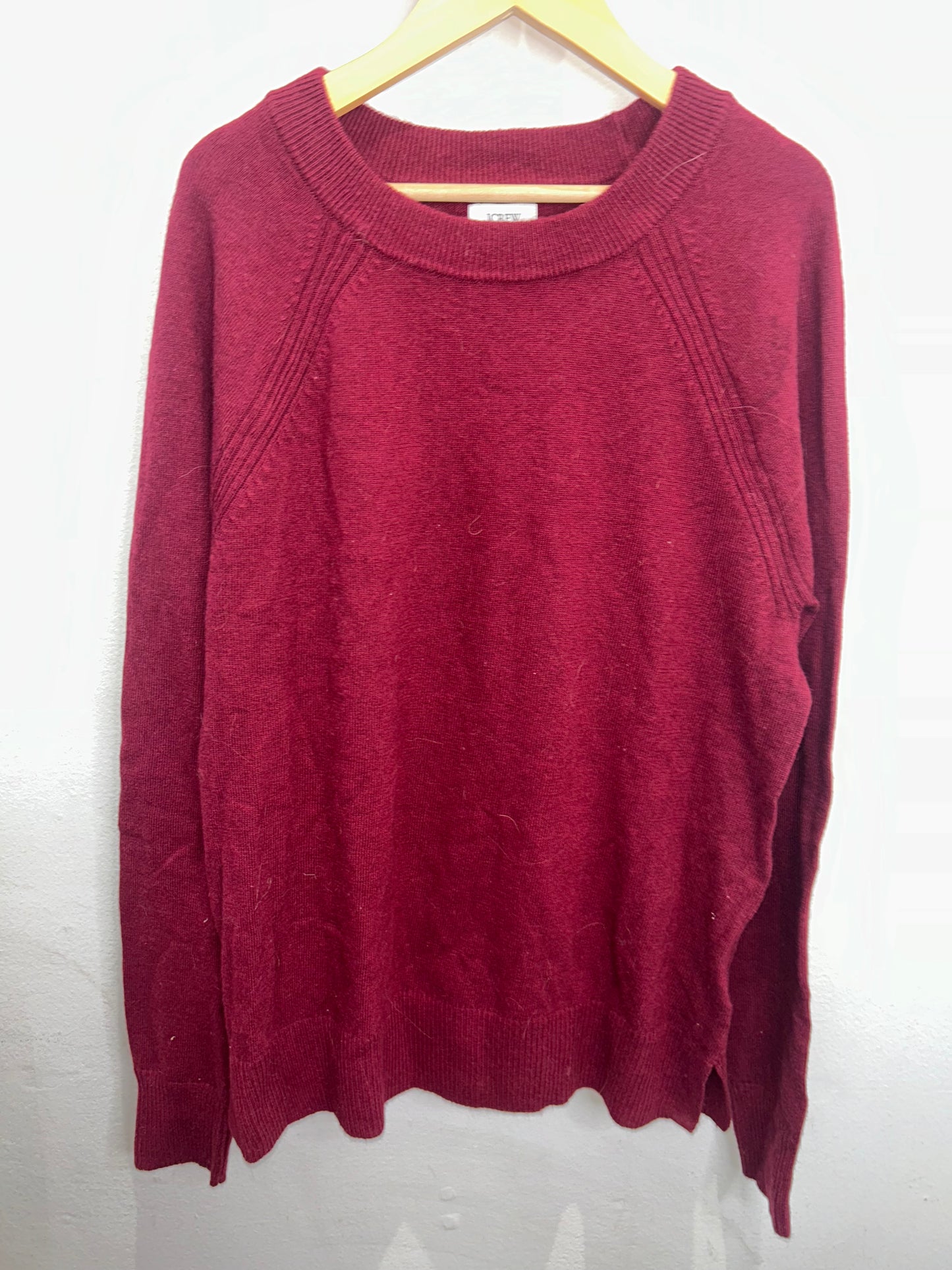 J Crew maroon sweater- adult XS