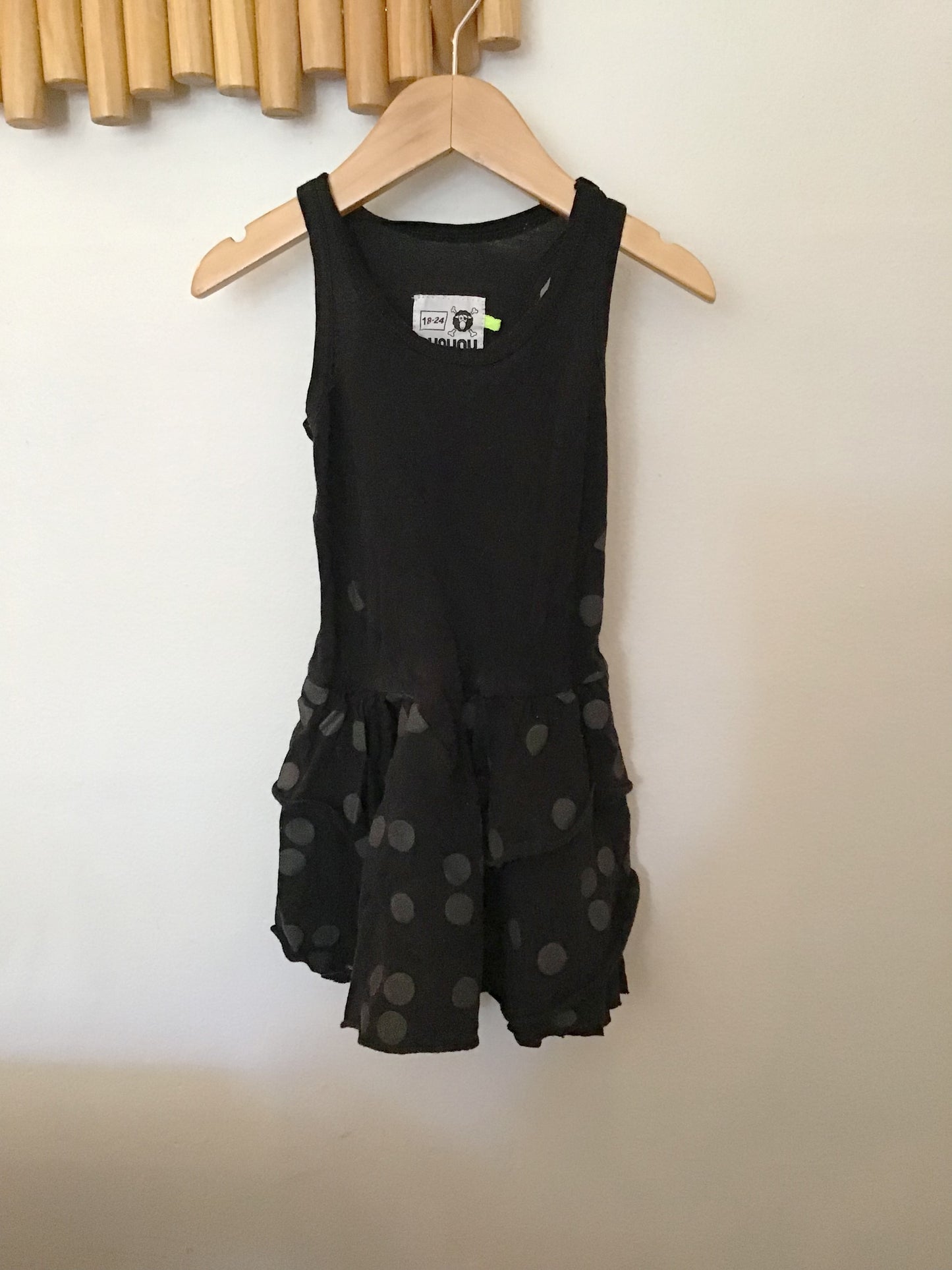 Nununu dots dress 18-24m