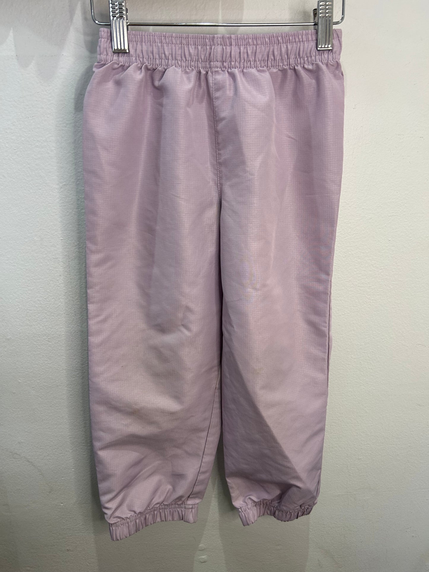 Lavender rainpants 5y
