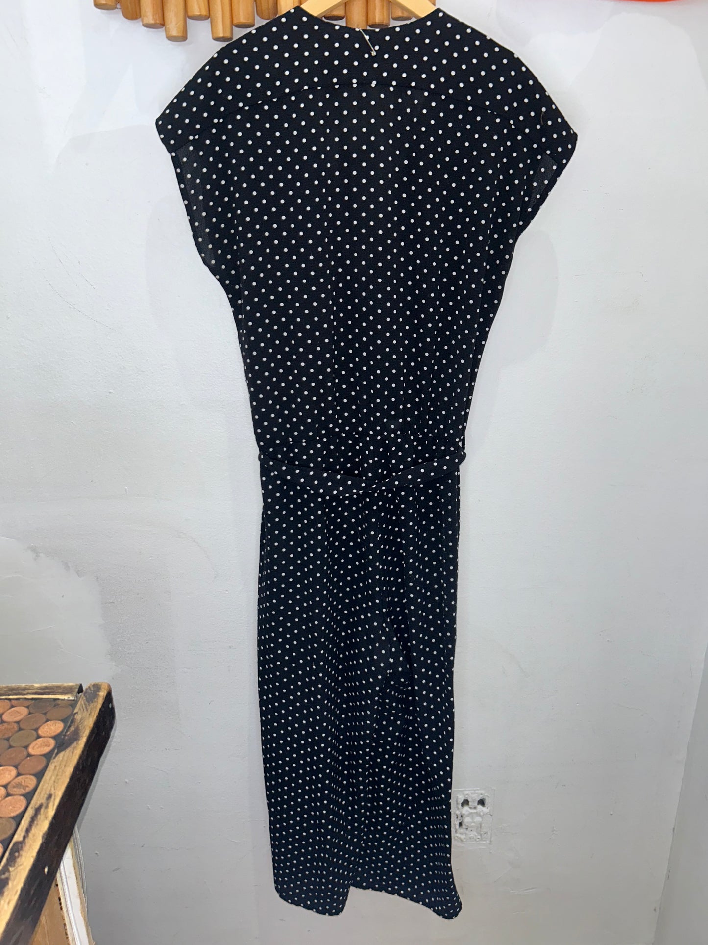 Polka dot romper- adult XS
