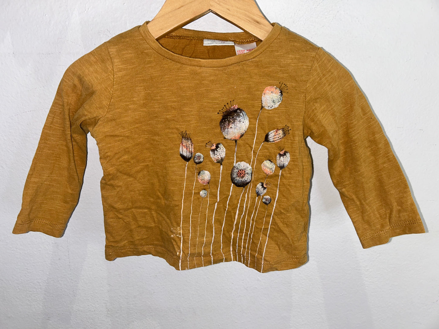 Saffron flowers longsleeve 6-12m