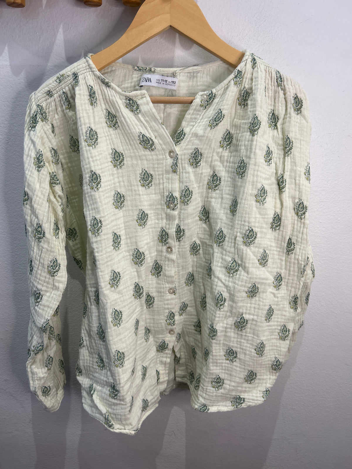 Paisley blouse 11-12y