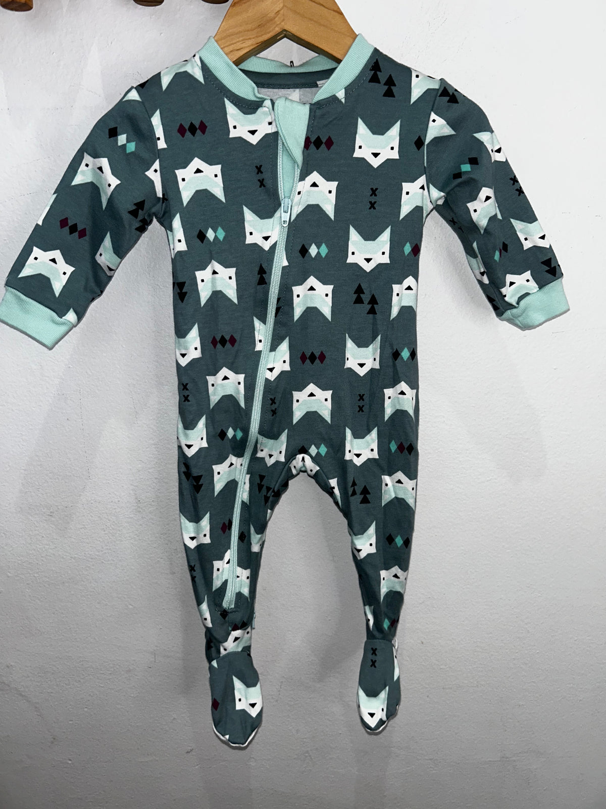 Zippyjamz foxes sleeper 3-6m