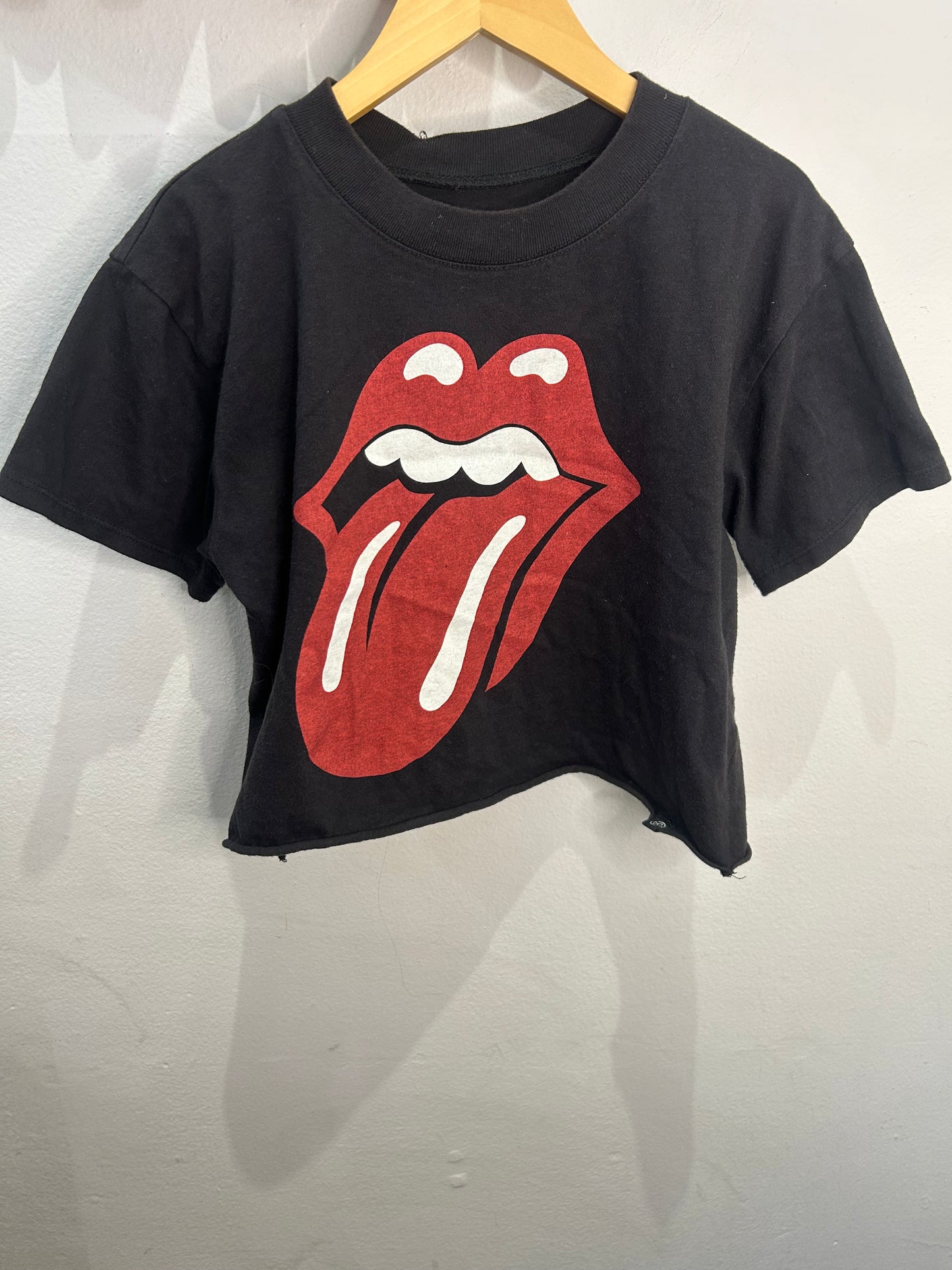 Rolling Stones crop tee 8-10y