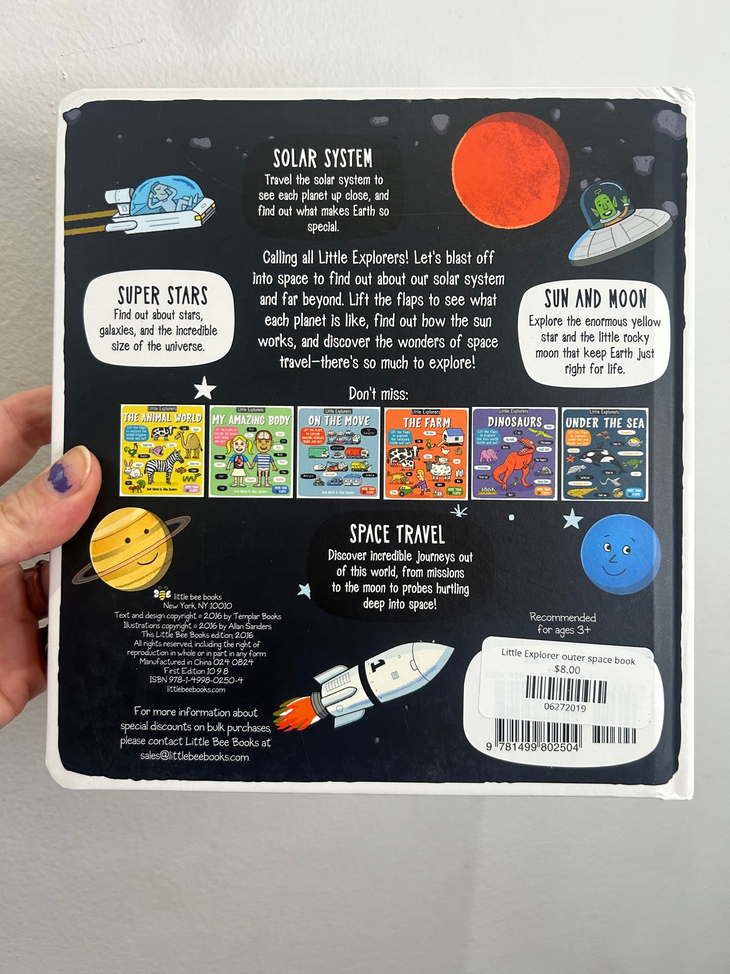 Little Explorer outer space book