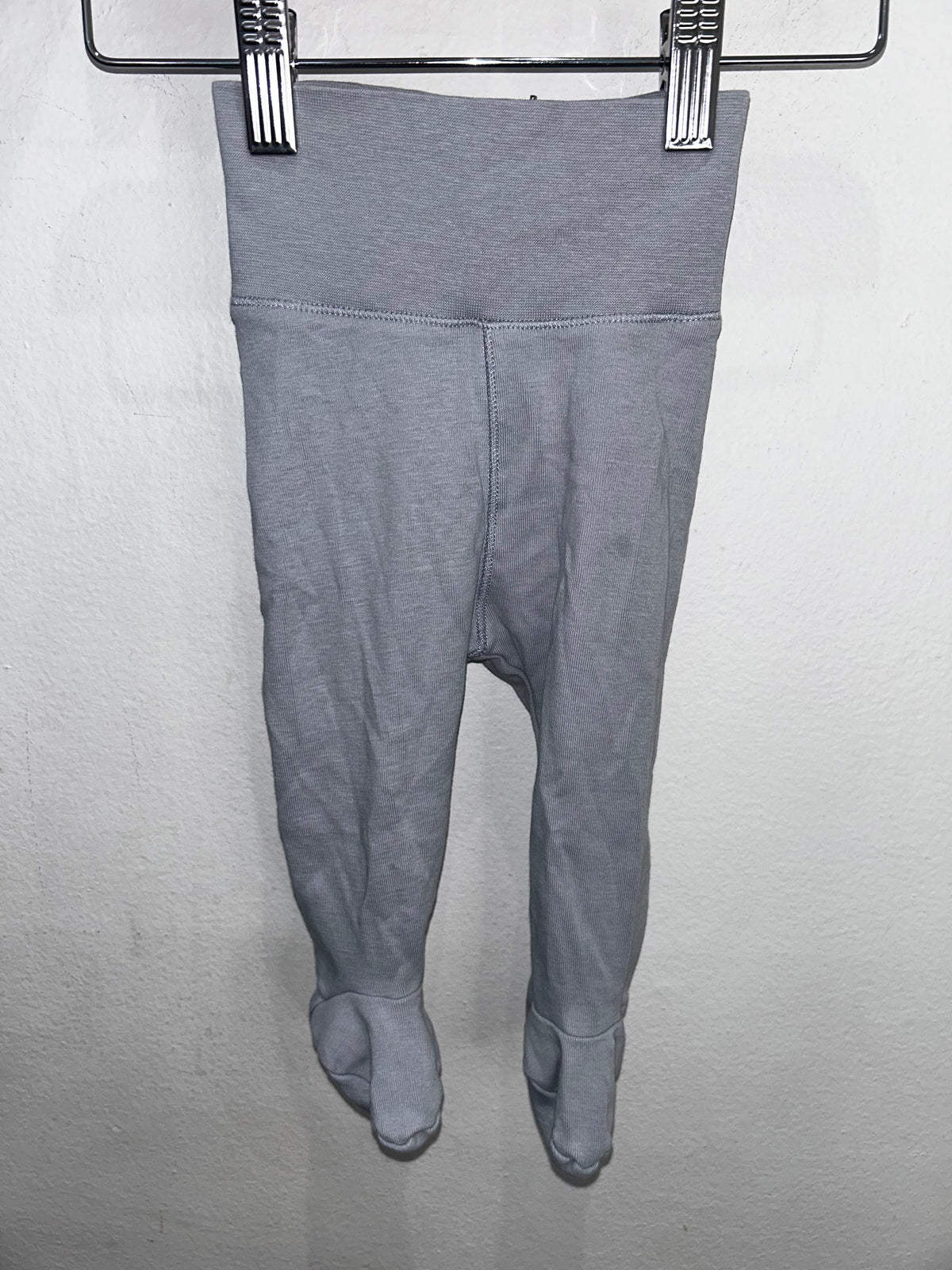 Blue sock pants 2-4m