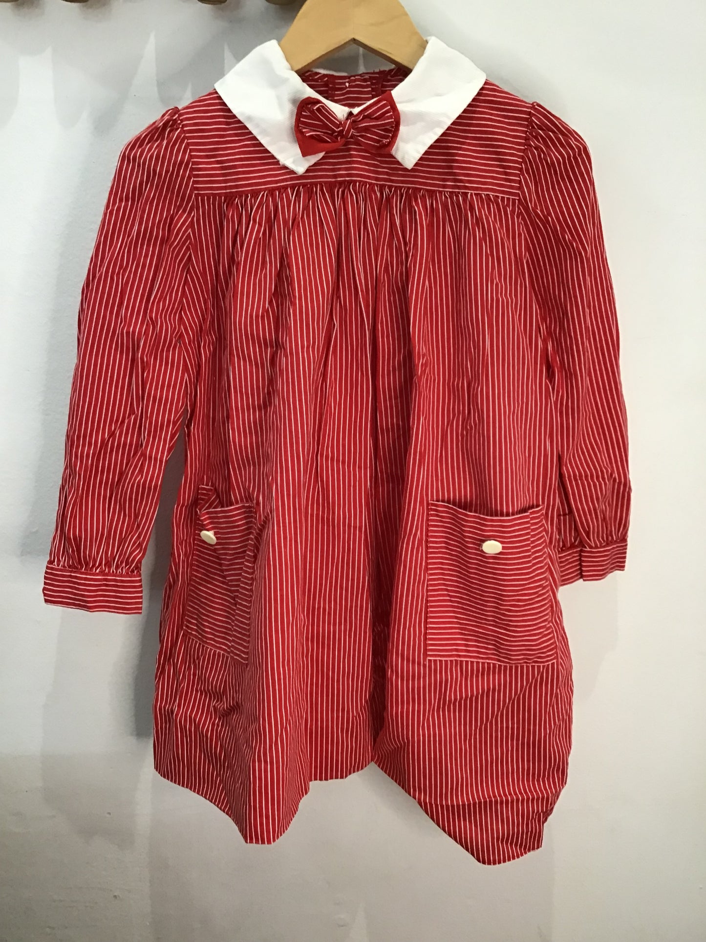 Dress red vintage style 4y