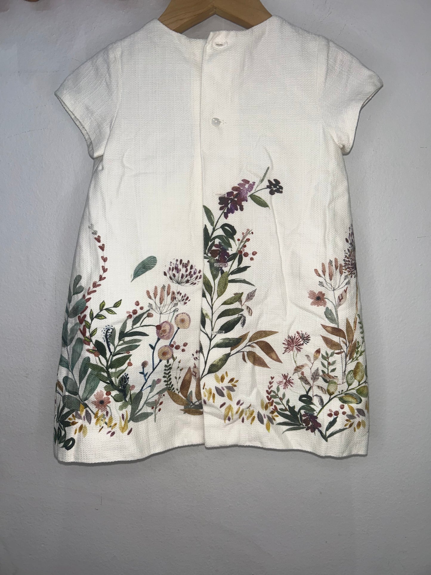 Garden textured dress 18-24m
