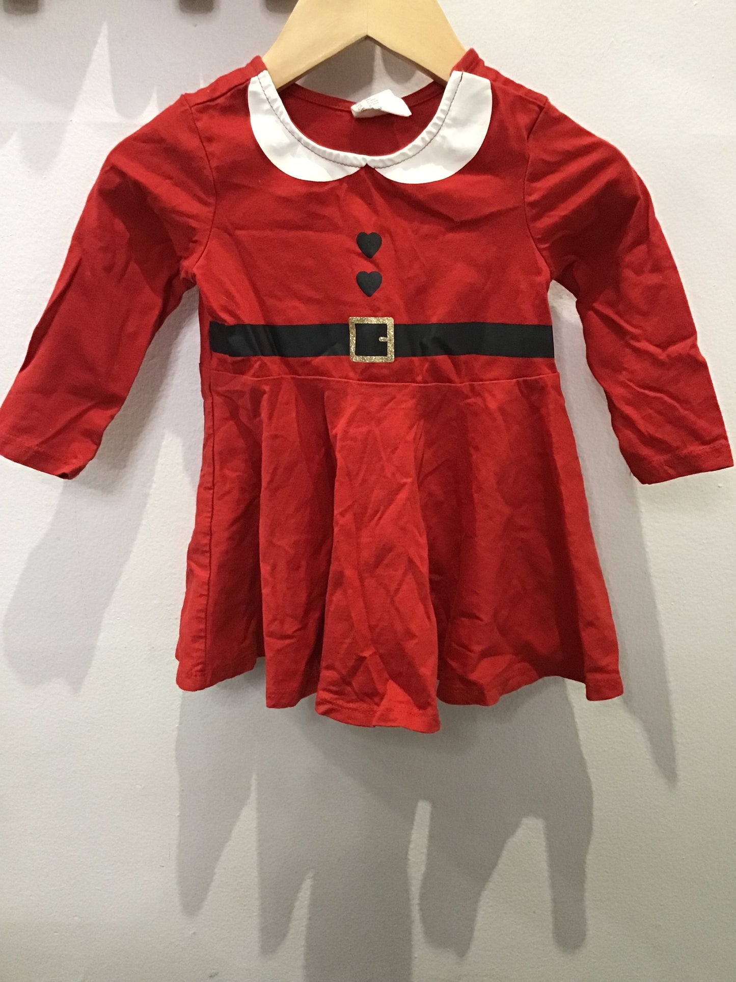 Santa dress 6-9m