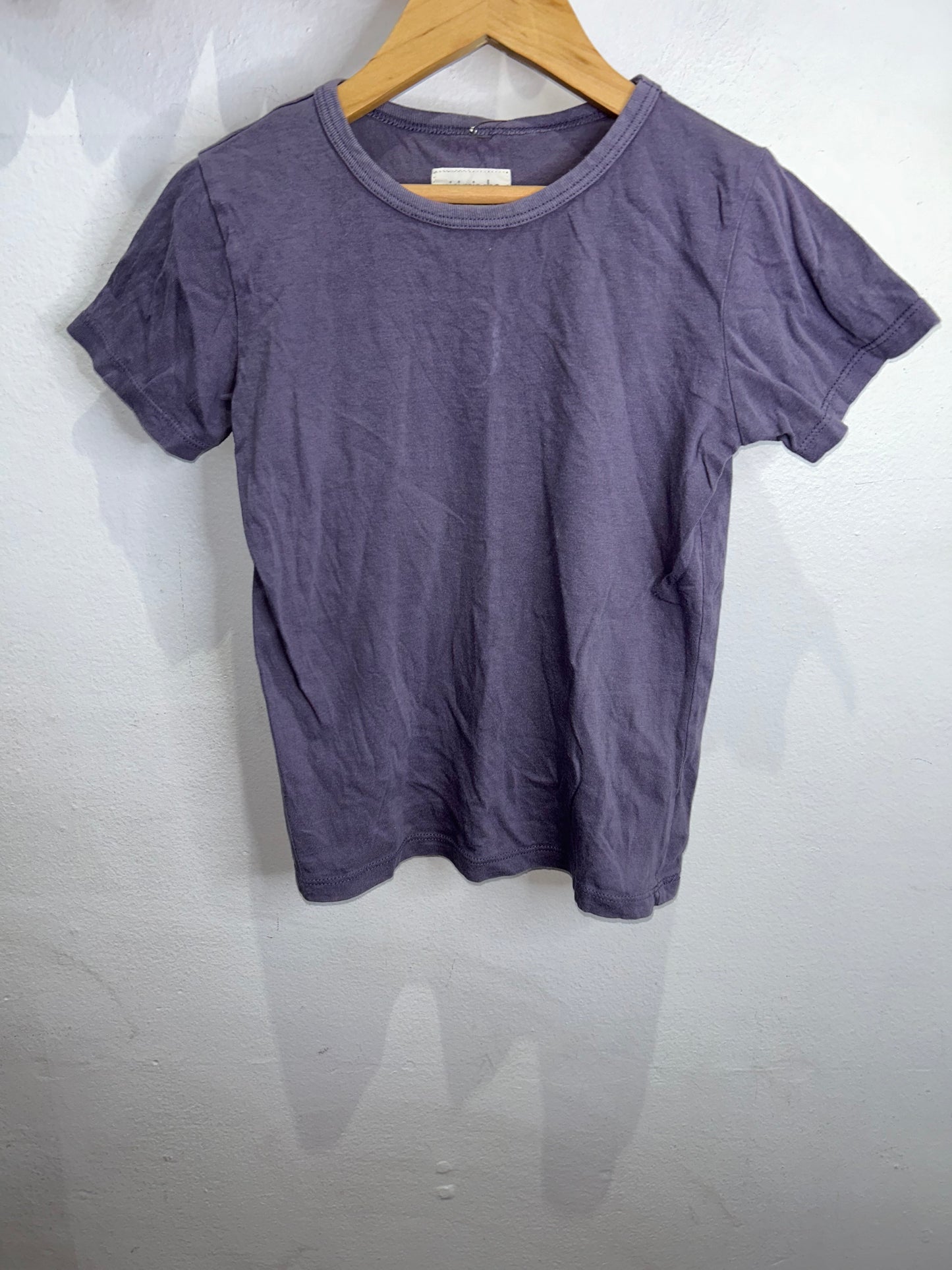 Minimioche eggplant tee 5-6y