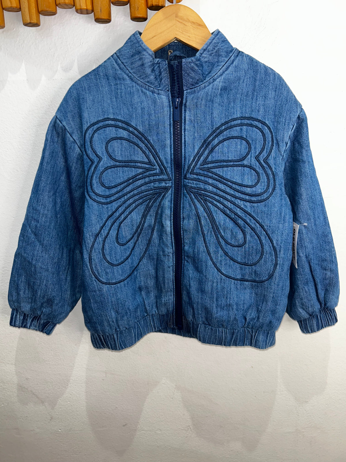 Denim butterfly coat 5y NEW