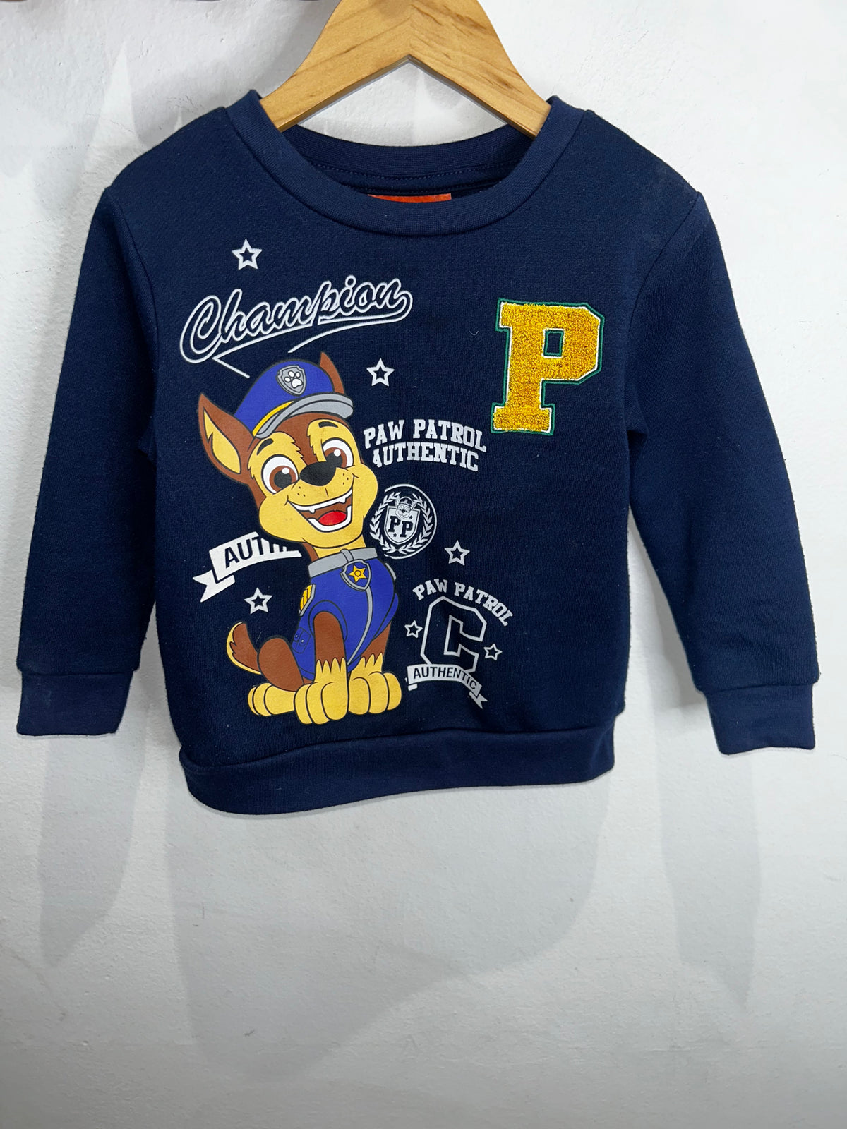 Paw Patrol blue pullover 3y
