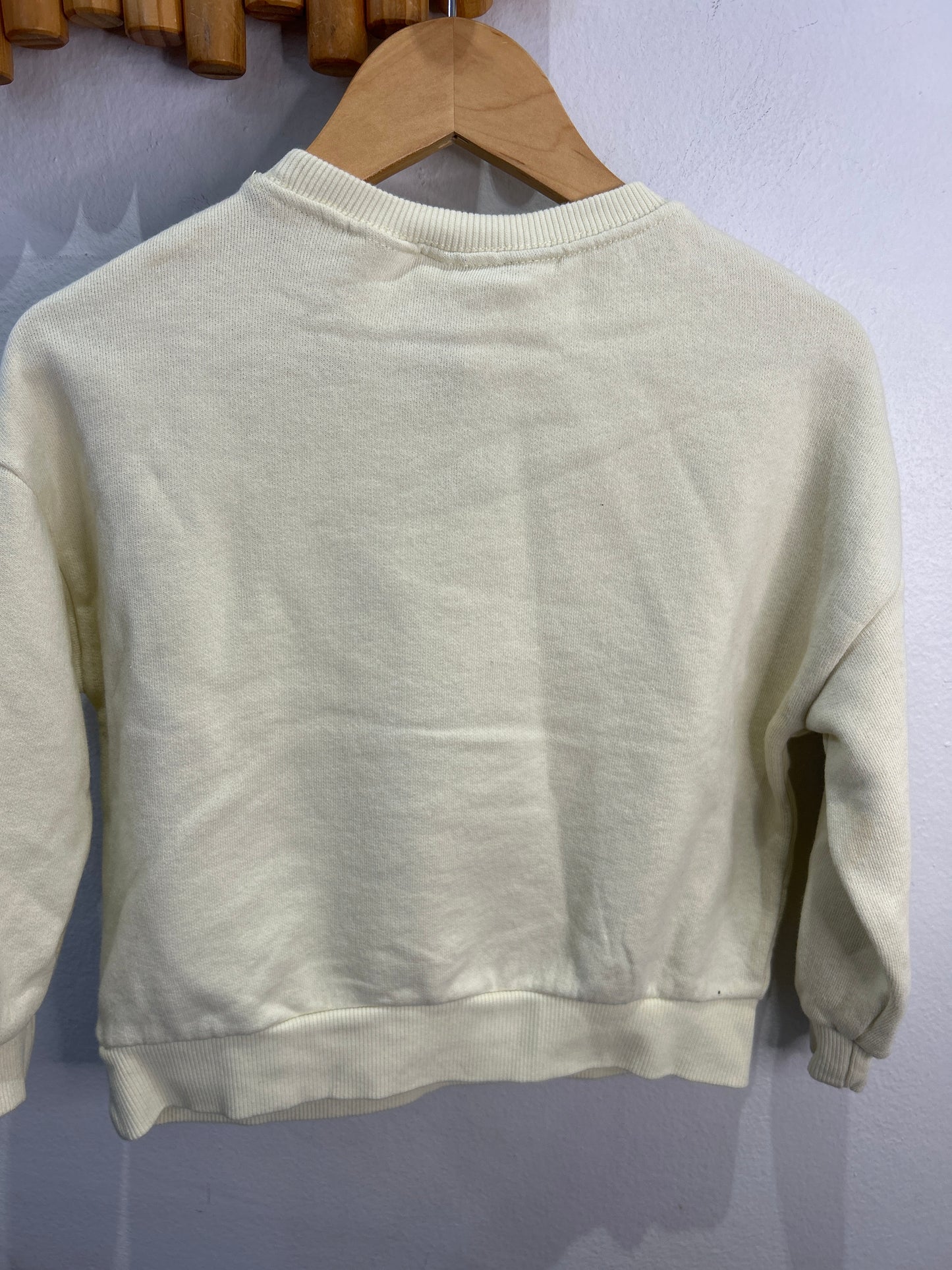 Snoopy butter yellow pullover 2-3y