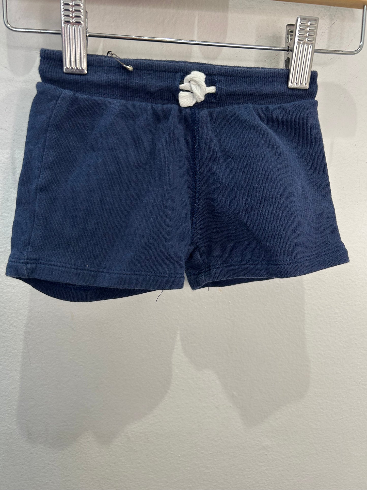 Navy jogger shorts 2-4m