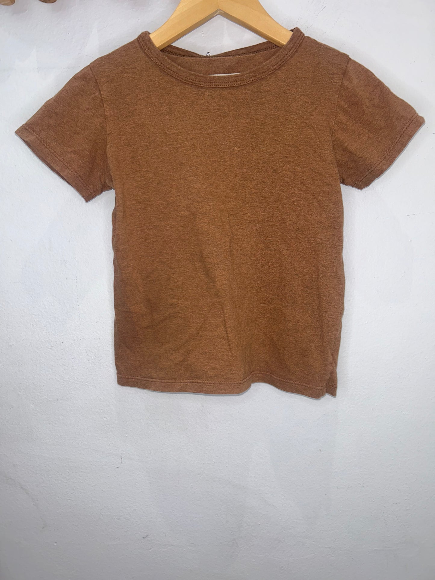 Minimioche brown tee 5y