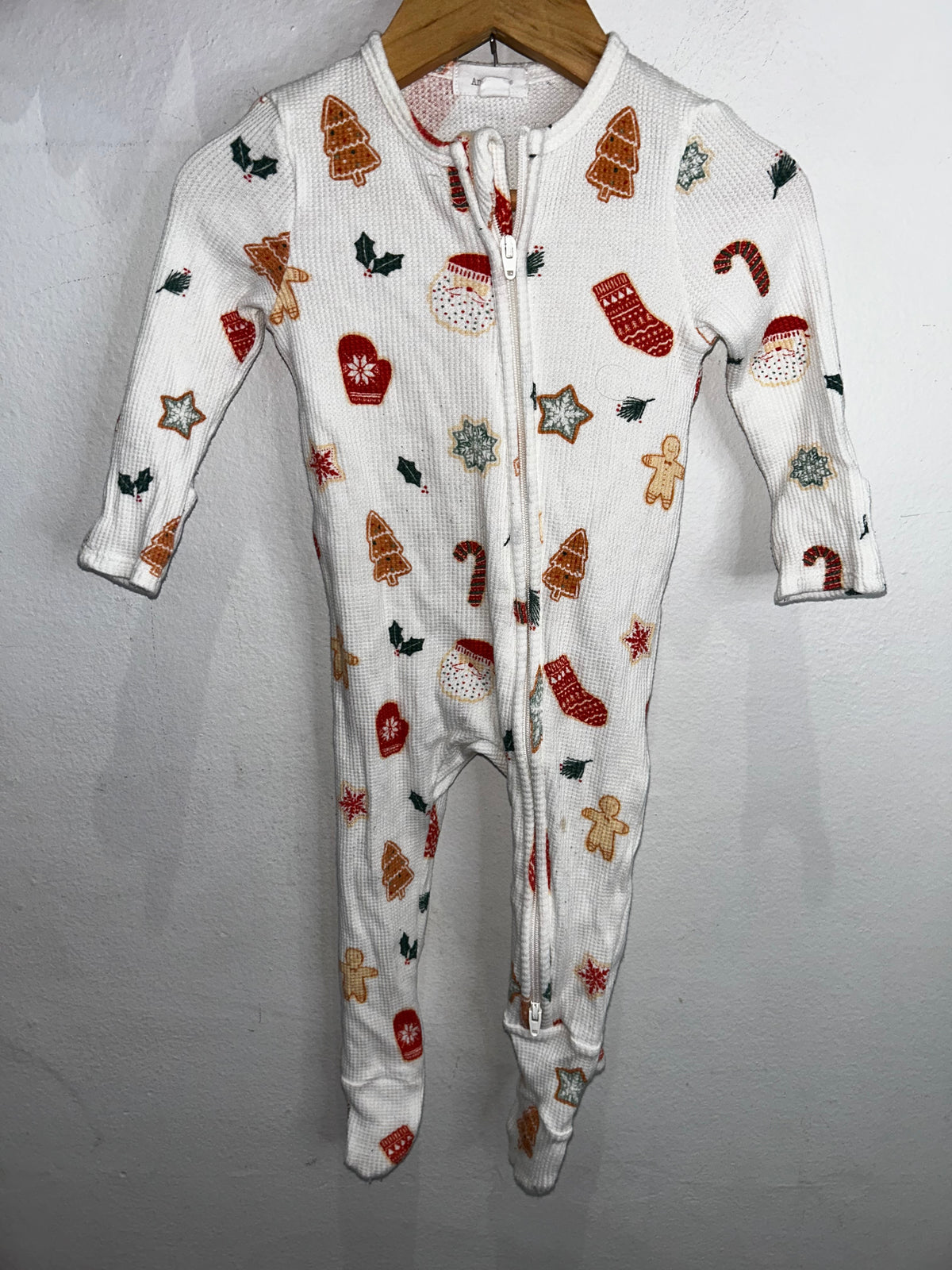 Christmas cookies sleeper 6-9m