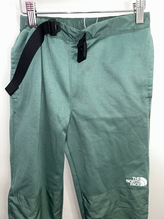 The North Face green fleece lined pants 14-16y