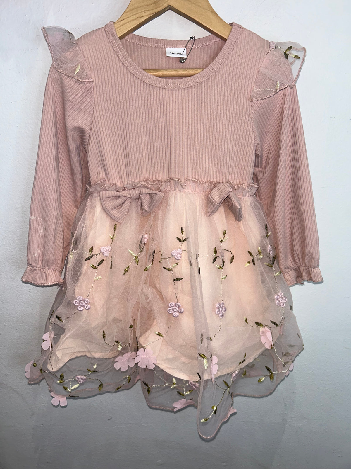Embroidered fancy dress 12-18m
