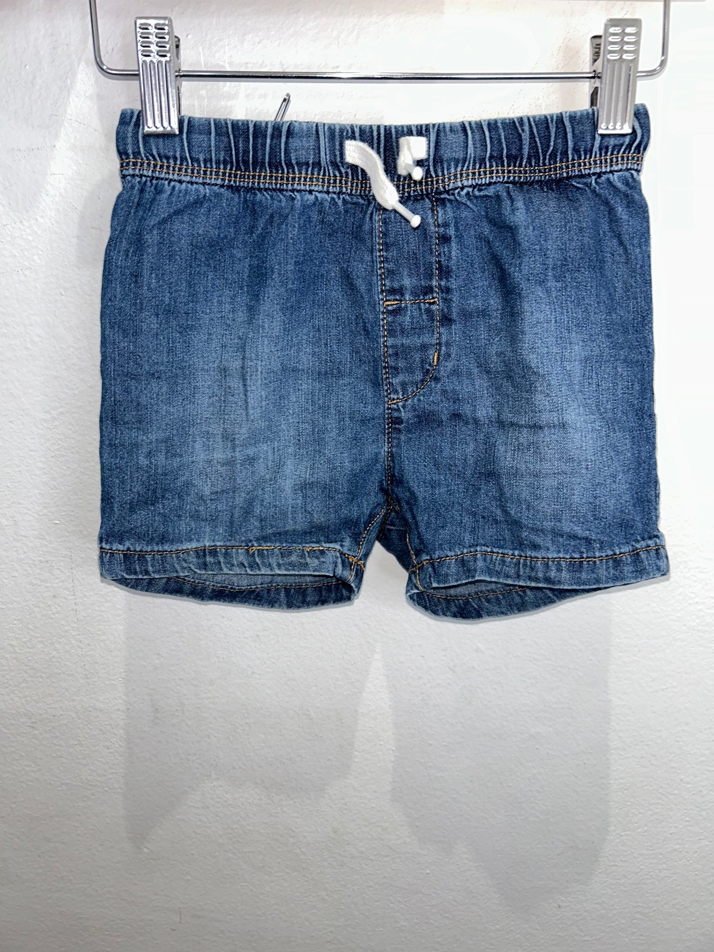 Denim tie-up shorts 18-24m