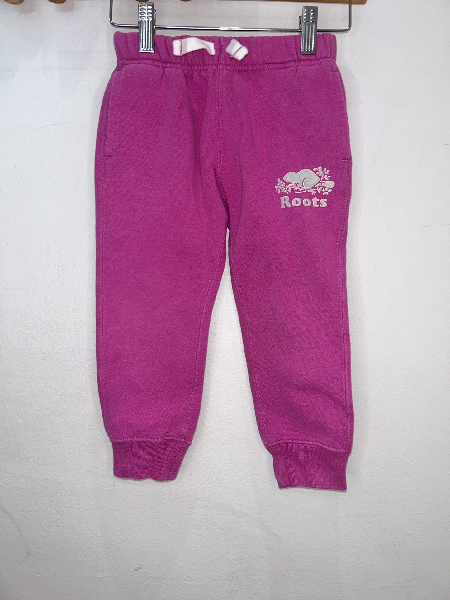 Roots magenta skinny joggers 4y