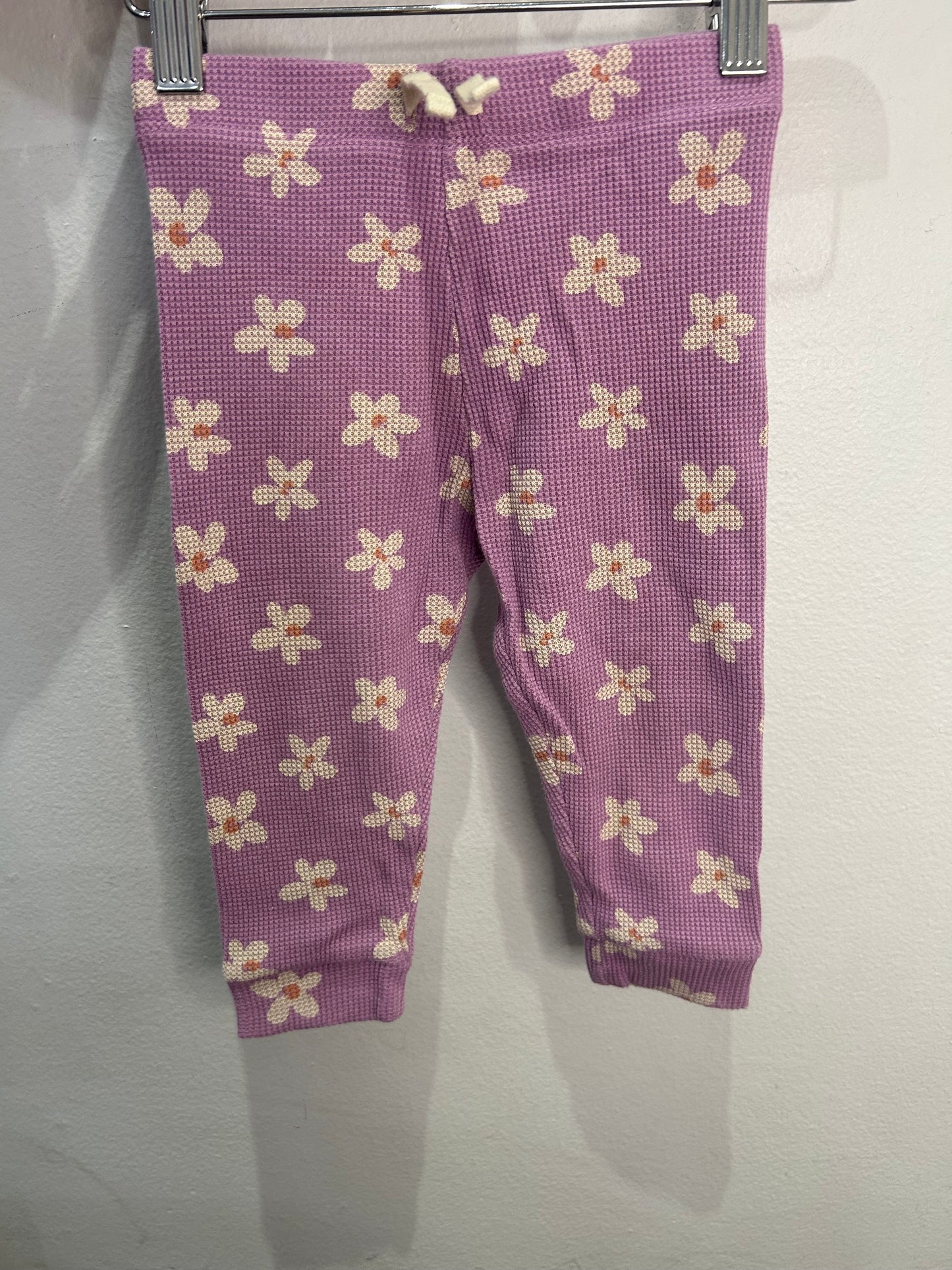 Purple flowers waffle set 12-18m