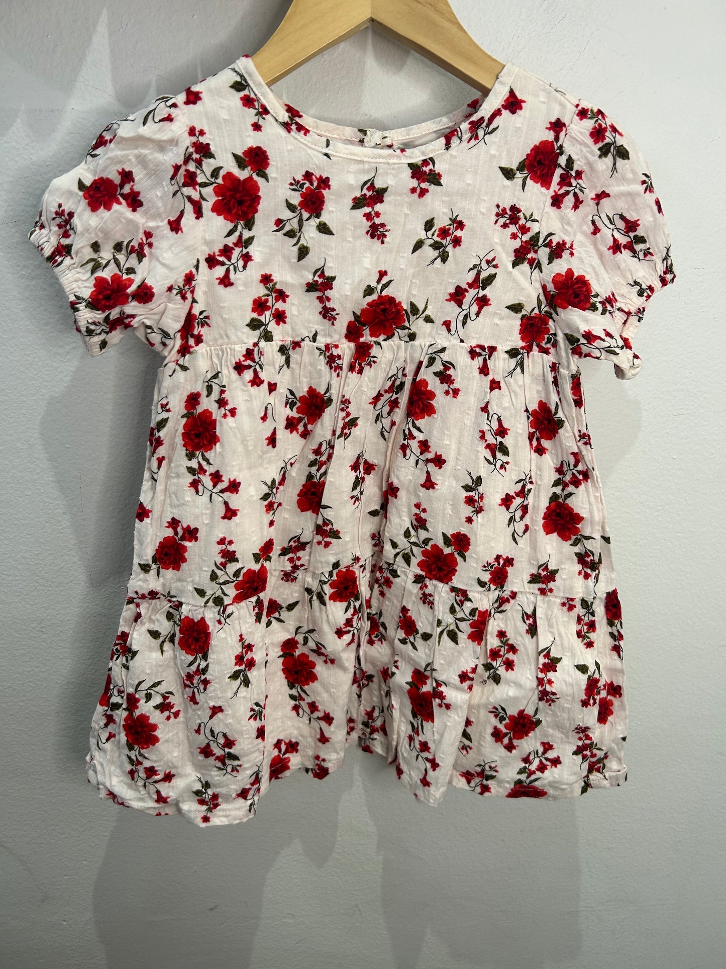 Roses texture dress 2y