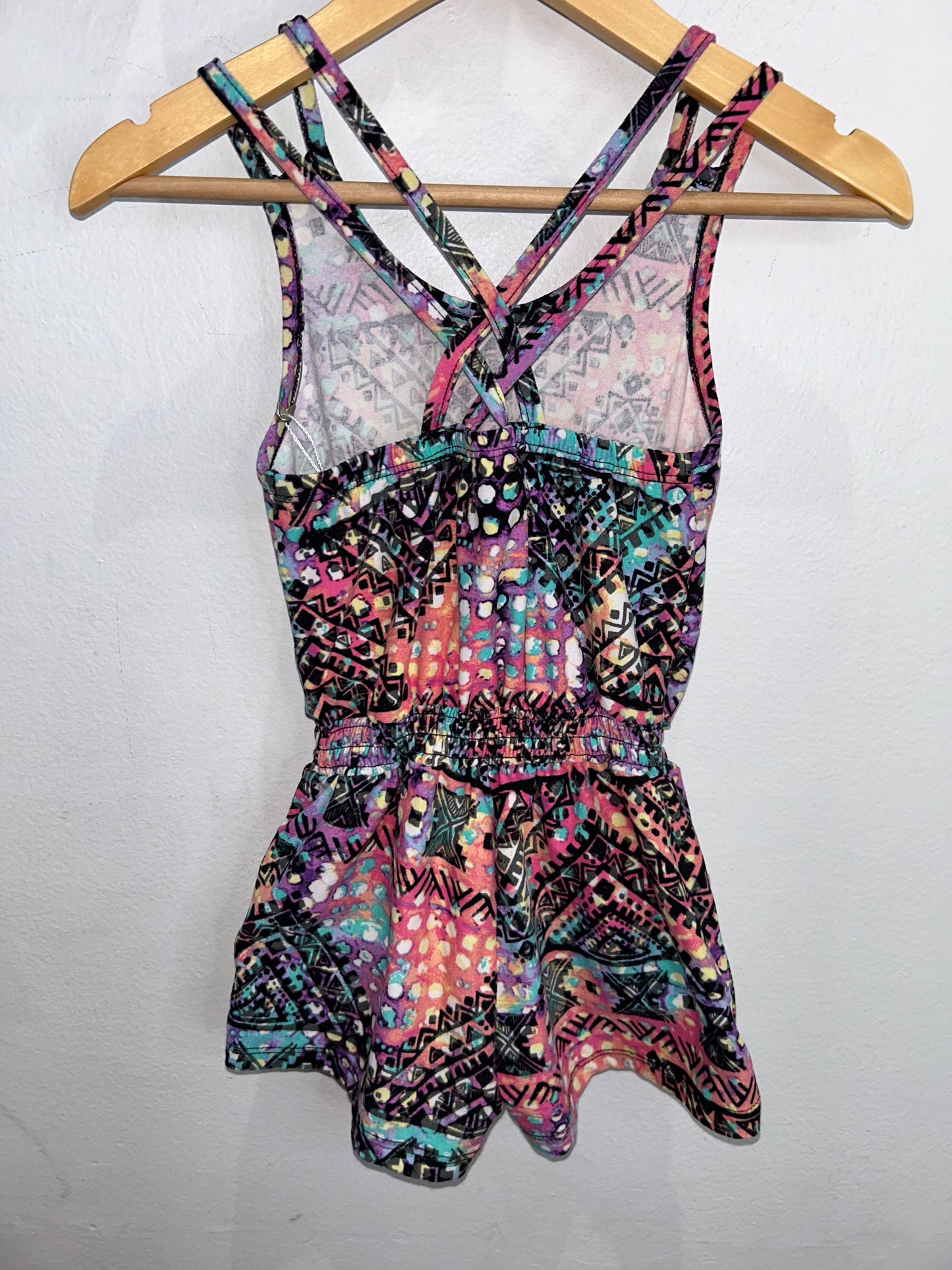 Printed romper 4-5y