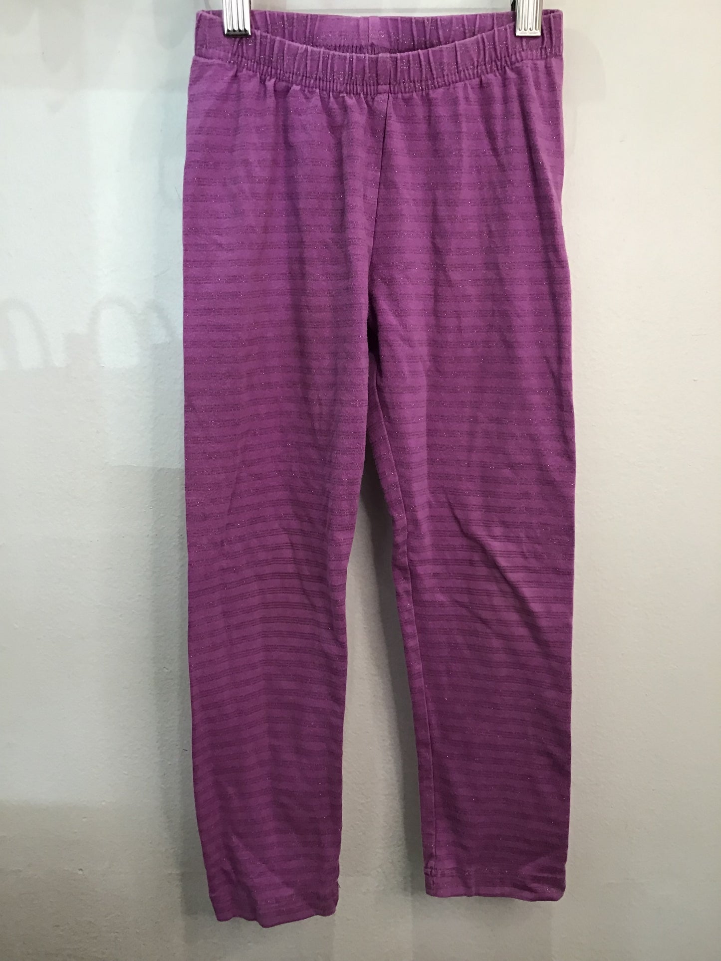 Leggings purple glitter 7-8y