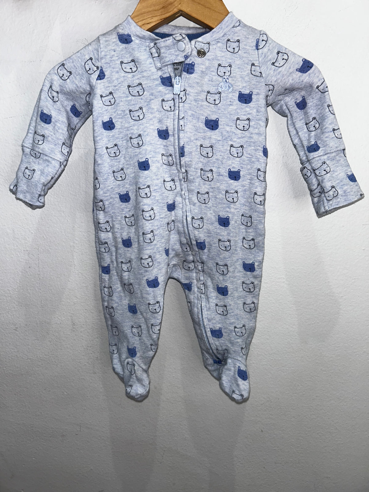 Bears blue sleeper newborn