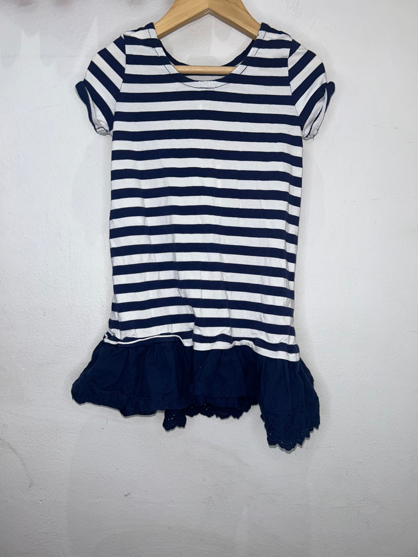 Drop waist striped dress 4y