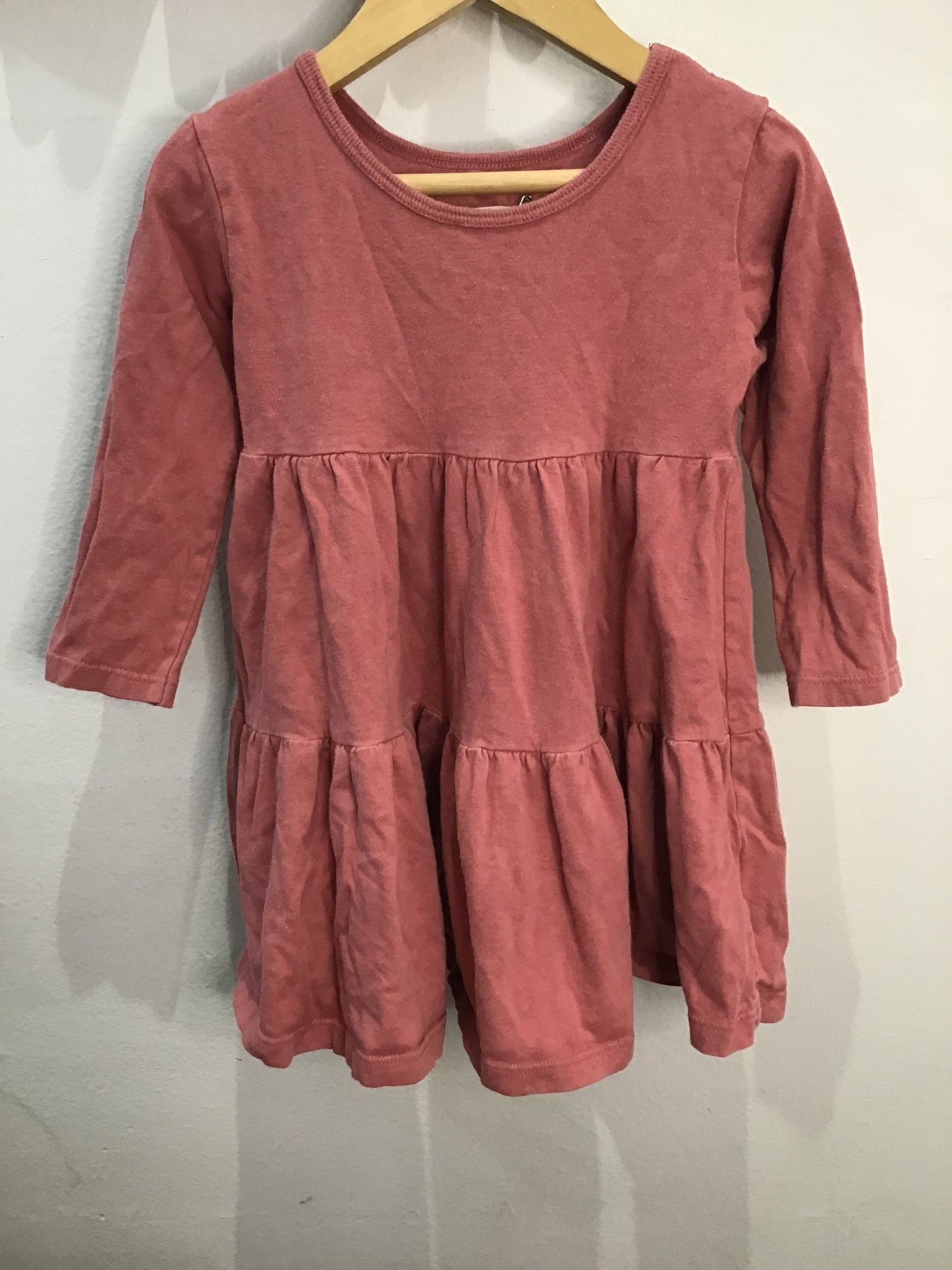 Minimioche pink dress 1-2y