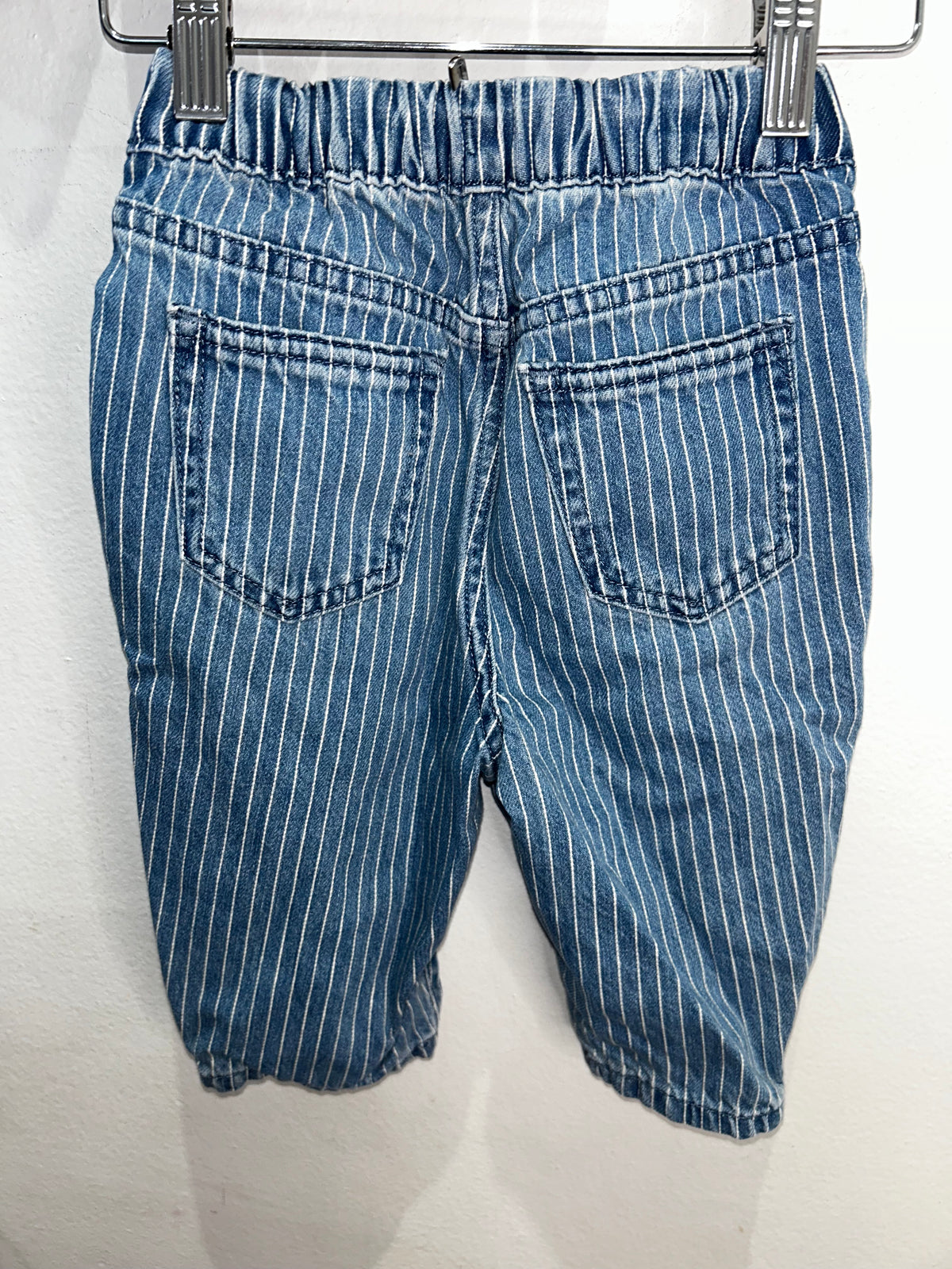 Striped barrel jeans 12-18m