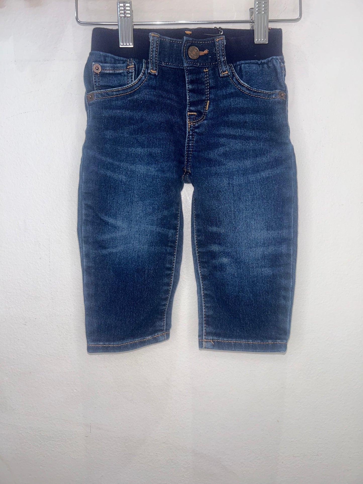 Stretchy pull-on denim pants 12-18m