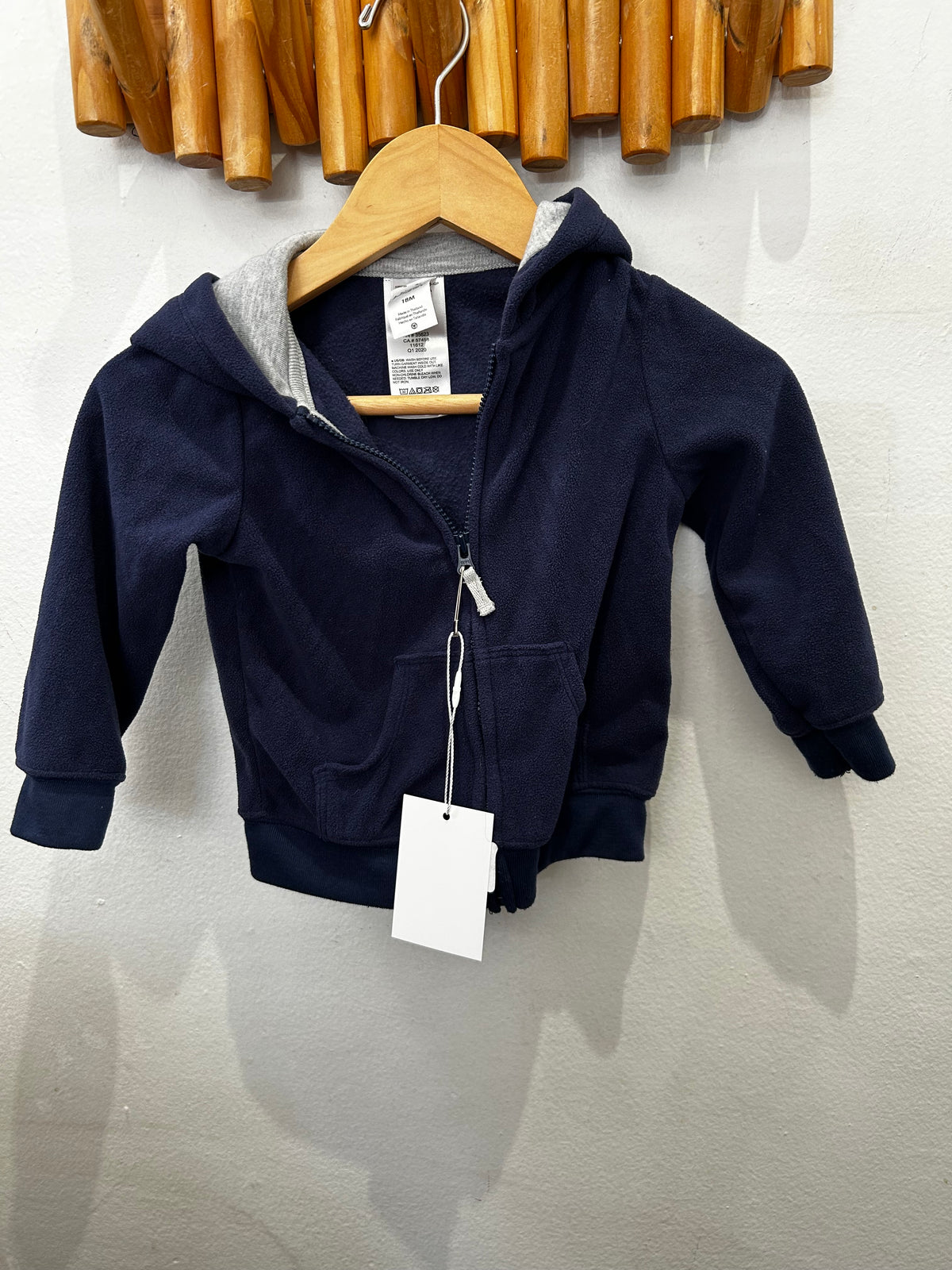 Navy fleece sweatshirt 18m