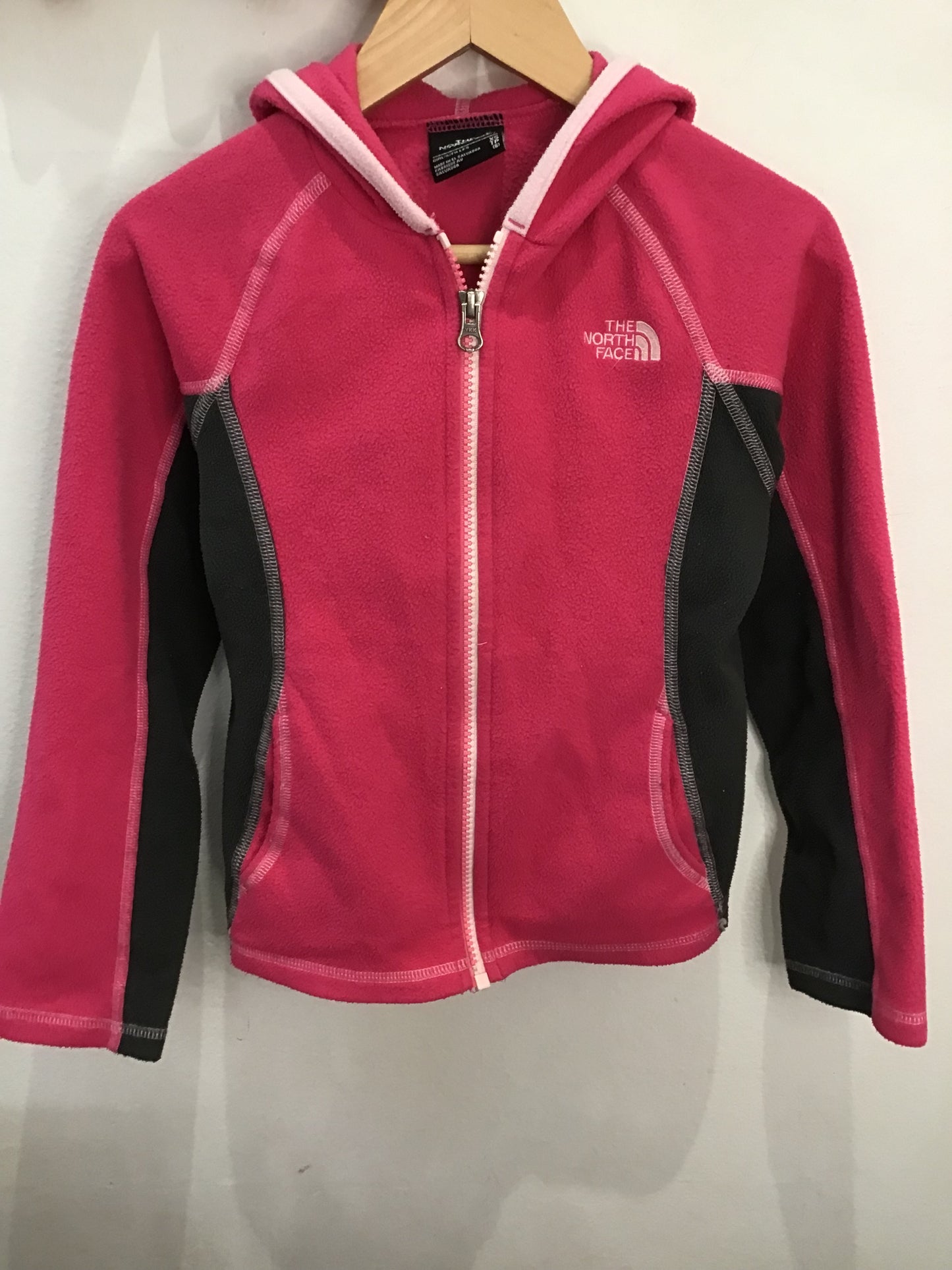 The North Face pink fleece 6y