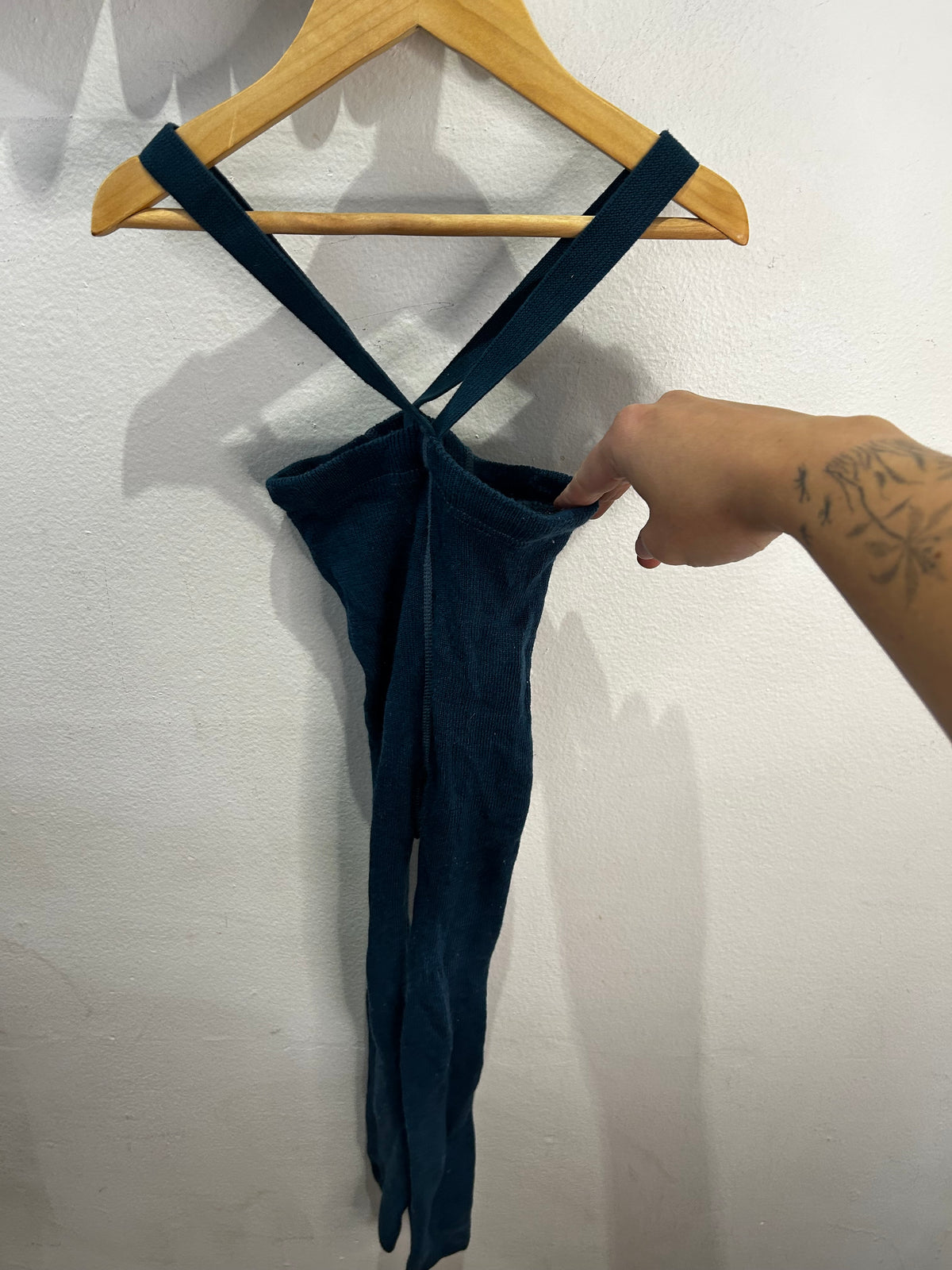 Silly Silas organic tights bown 2-3y