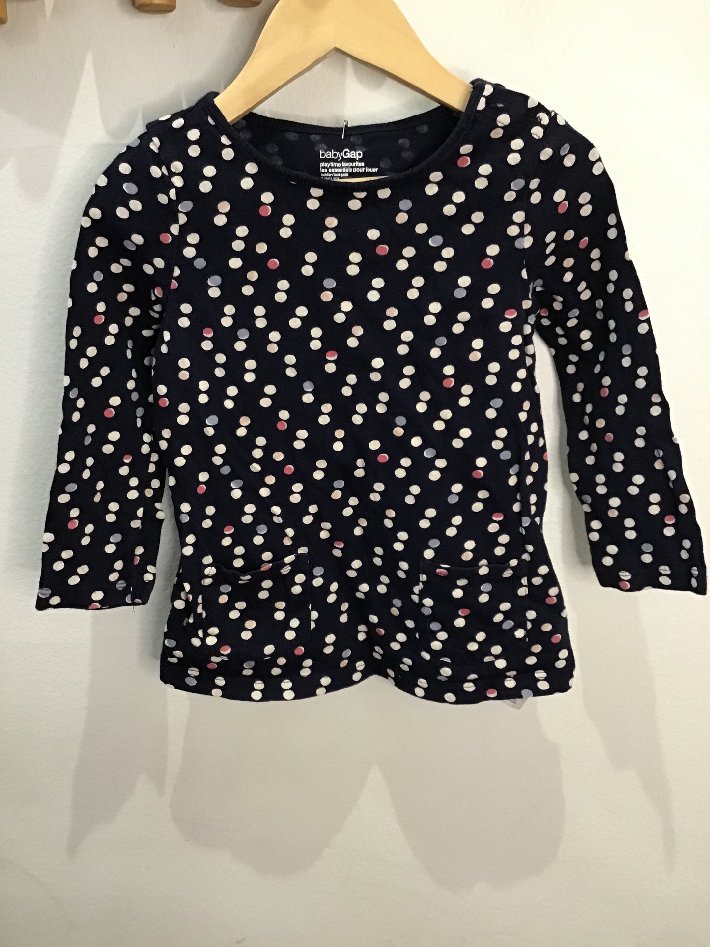 Dots longsleeve w pockets 3y A