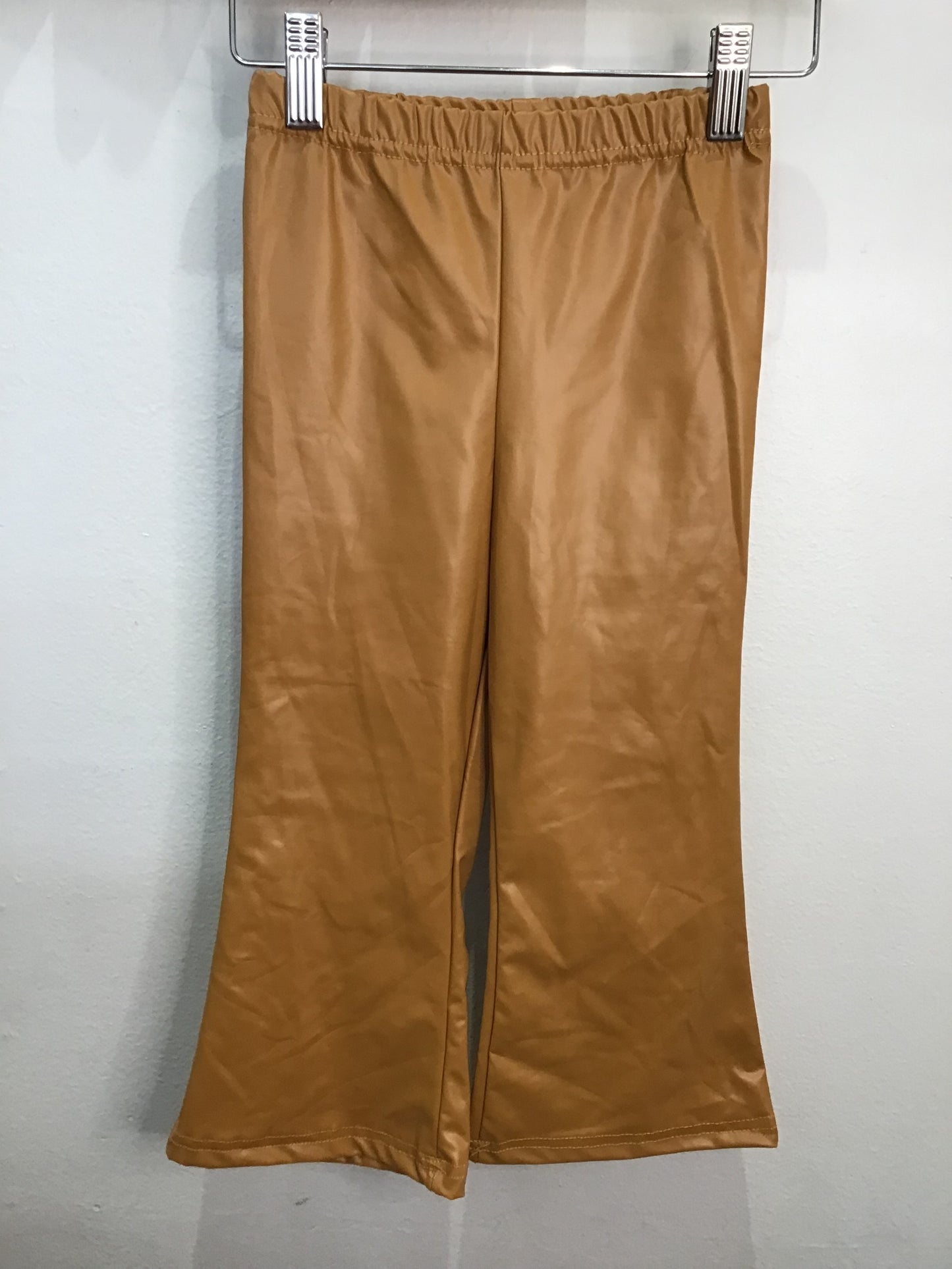 Pants faux leather flare 3y