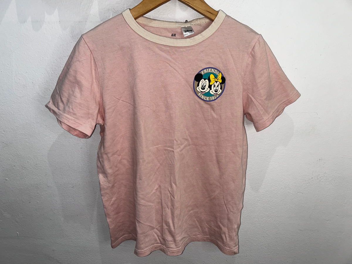 Mickey friends pink tee 8-10y