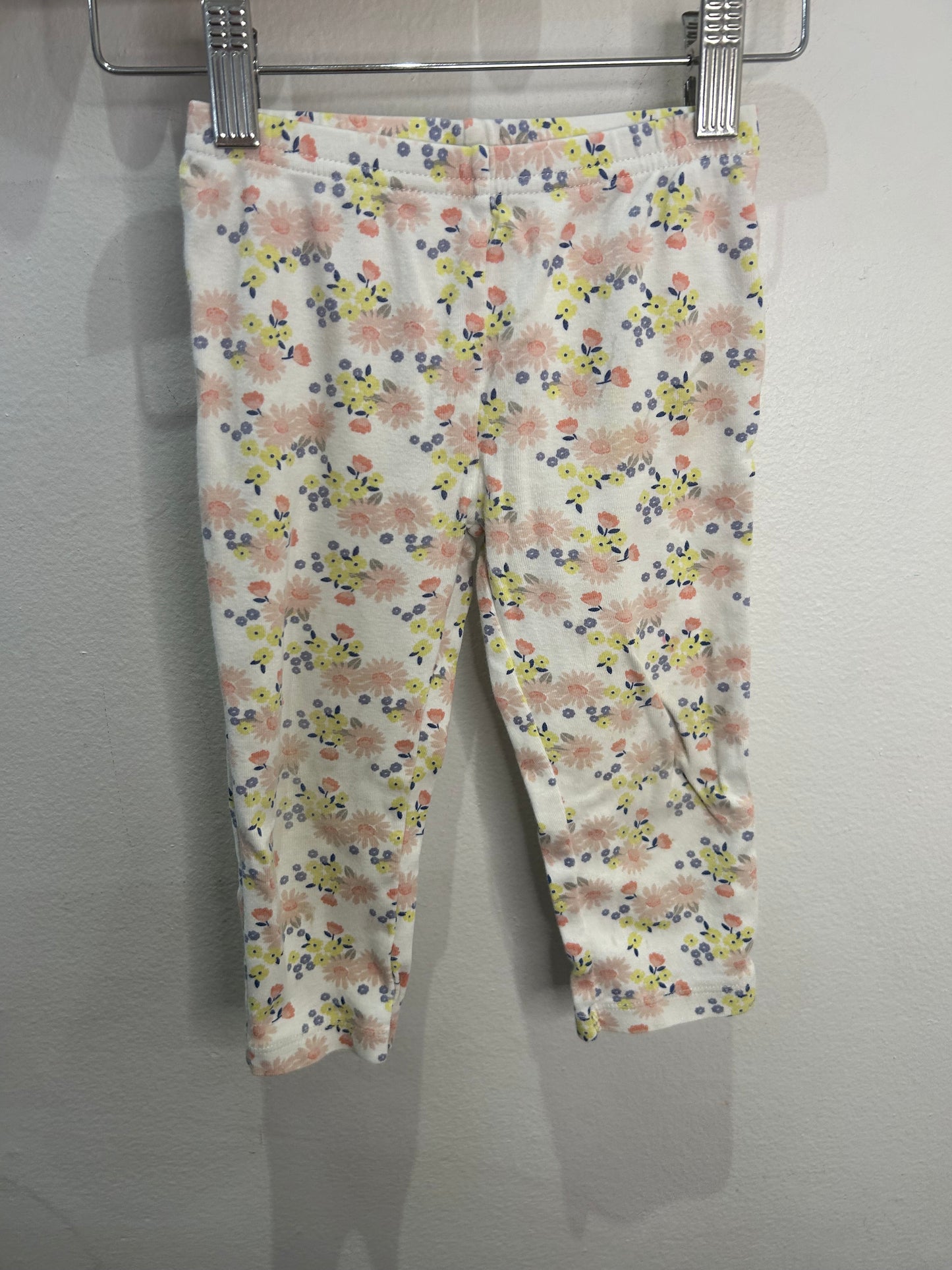 Pastel flowers crop pants 3y
